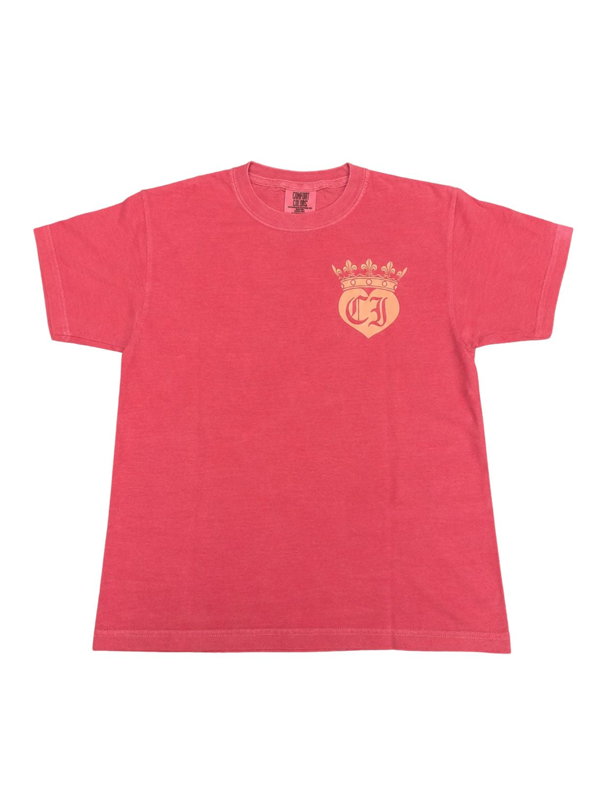 Cotton Island Tee in Watermelon with Peach/Pink