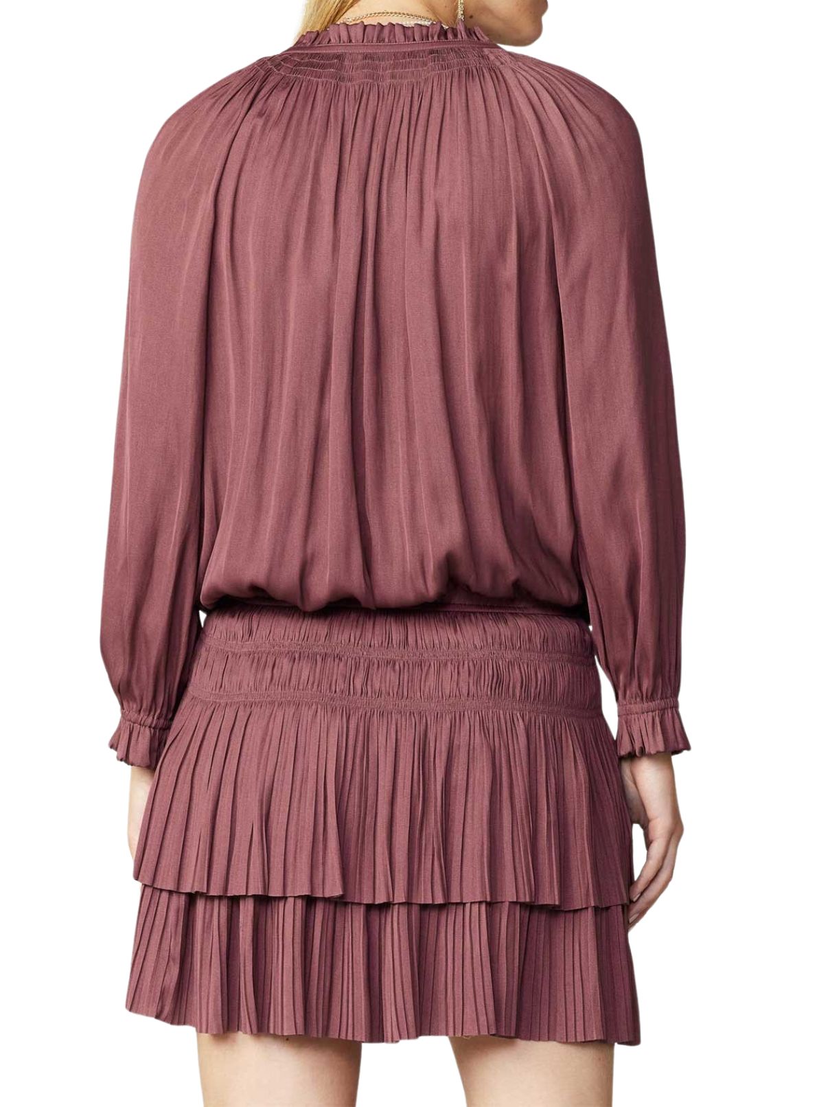 Current Air Pleated L/S Mini in Rose