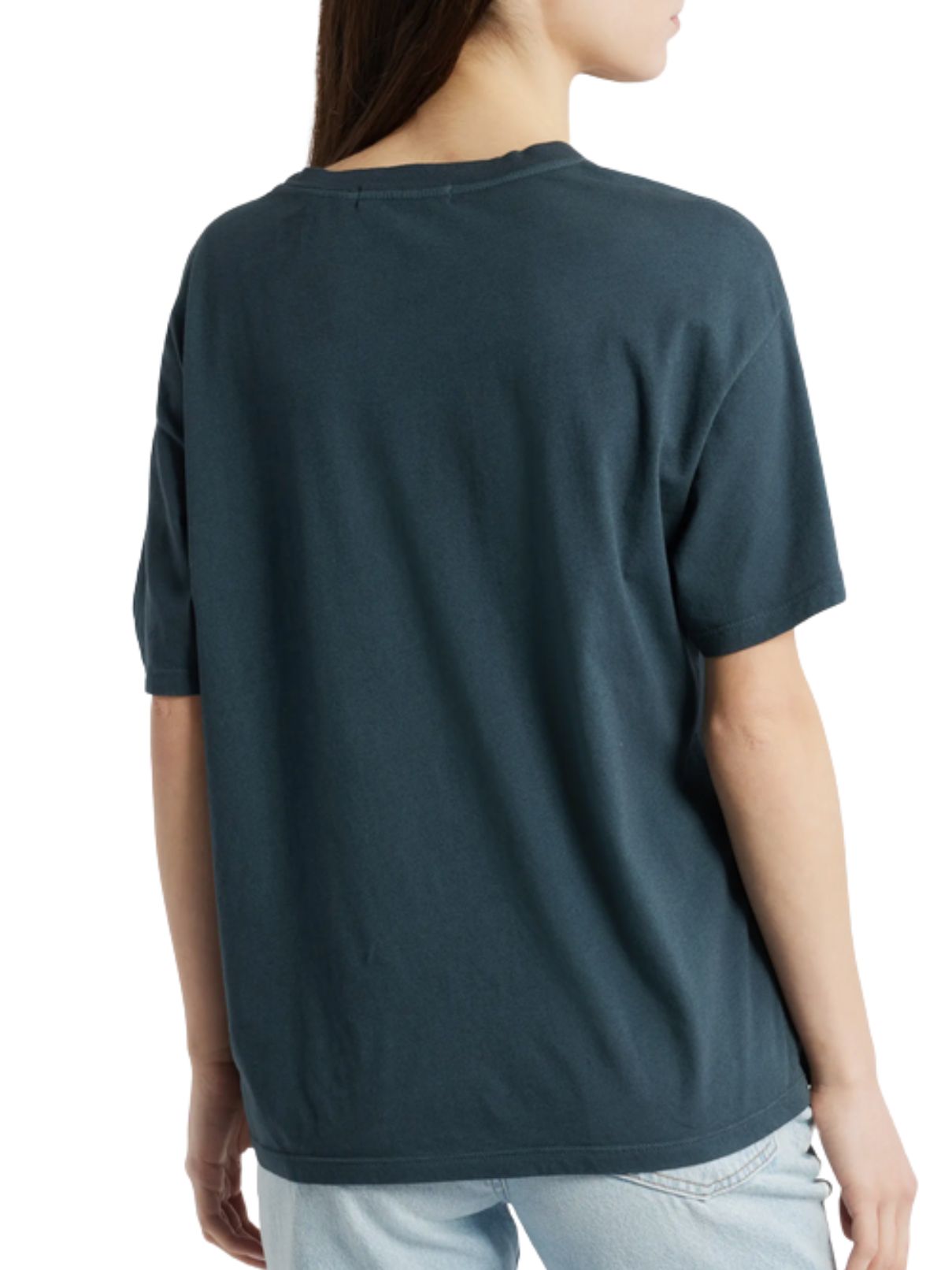 DAYDREAMER John Lennon Give Peace A Chance Boyfriend Tee in Vintage Black