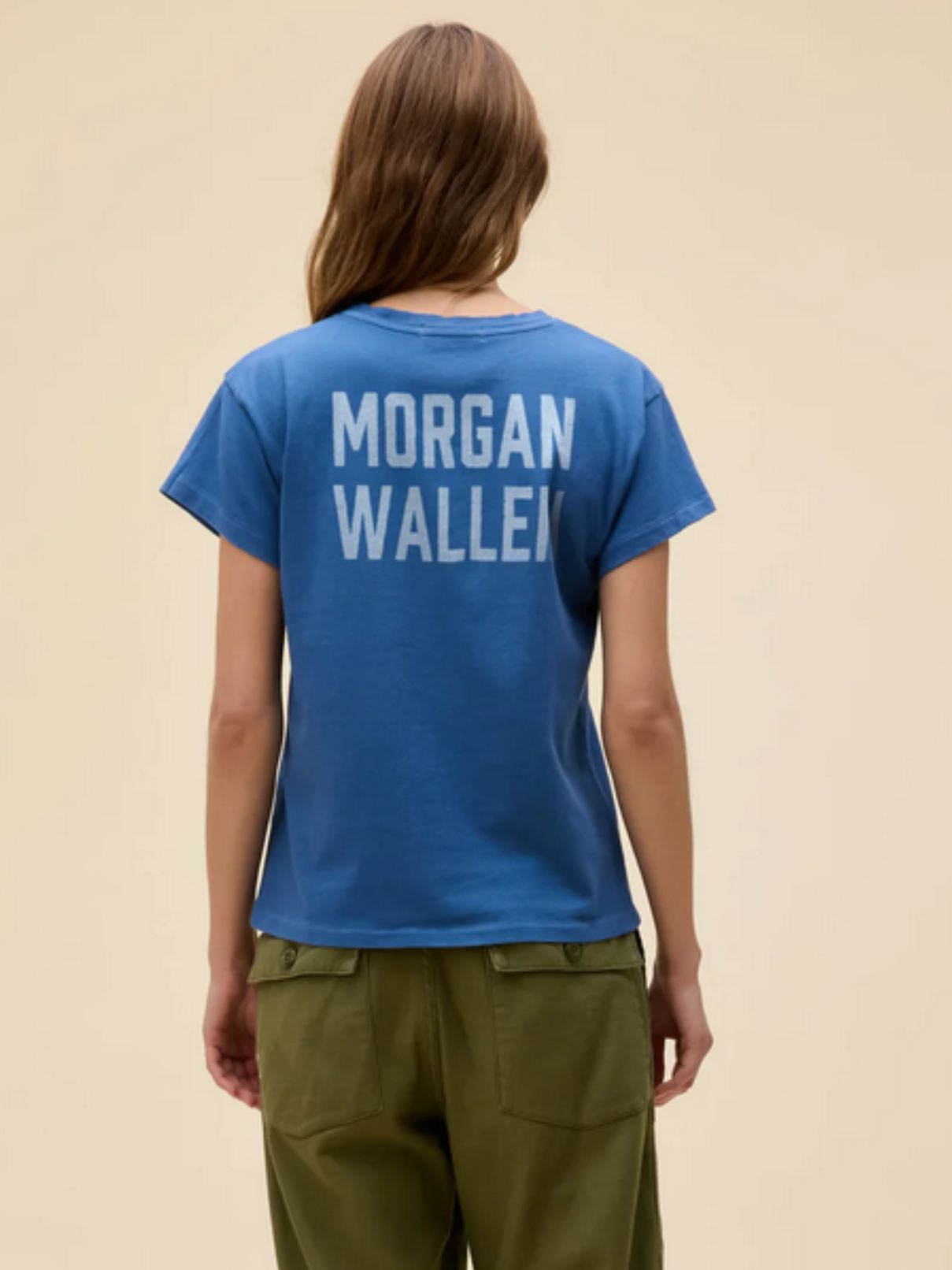 DAYDREAMER Morgan Wallen Somebody's Problem Tour Tee in Denim