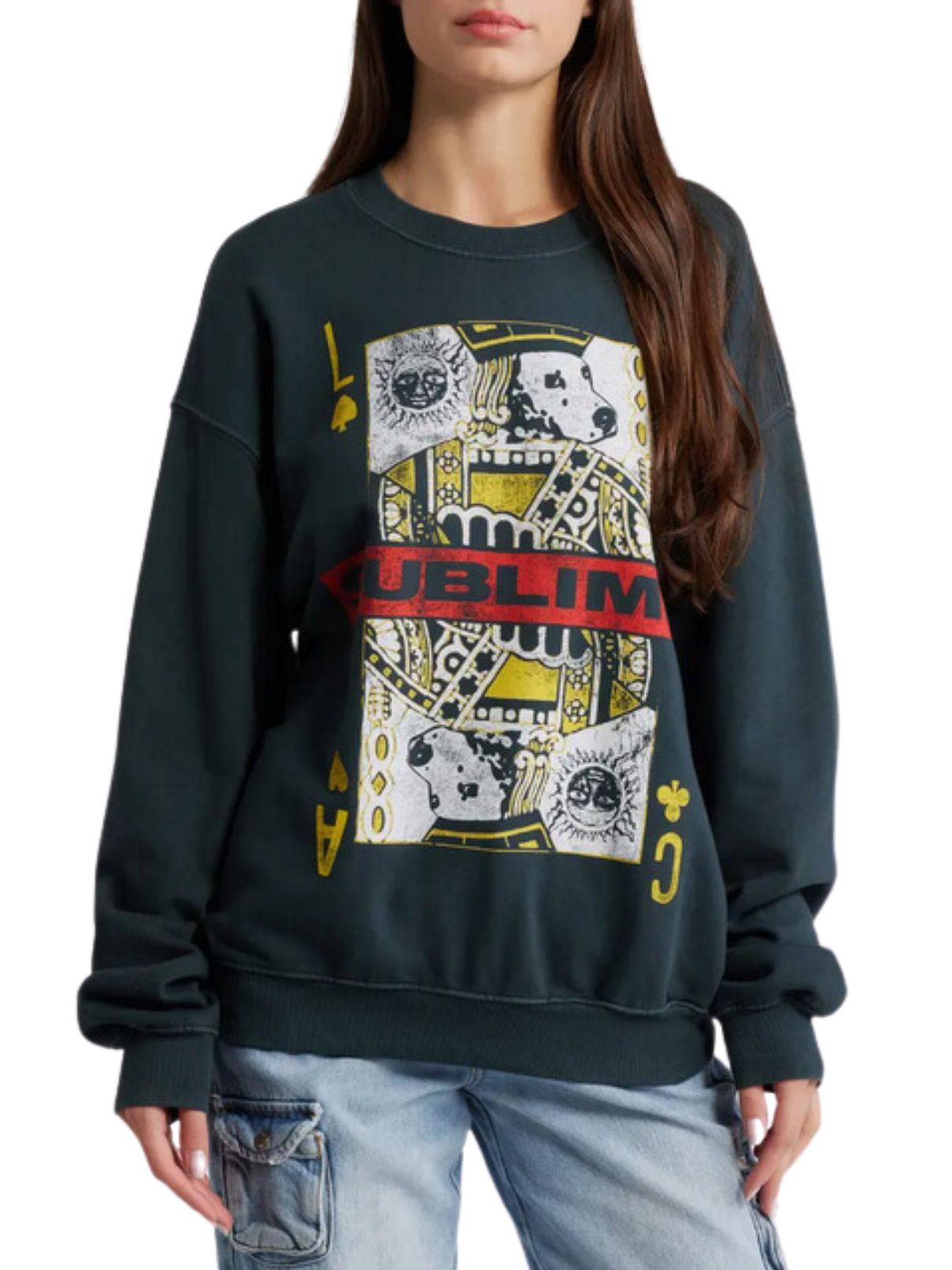 DAYDREAMER Sublime Playing Card Crew Sweatshirt