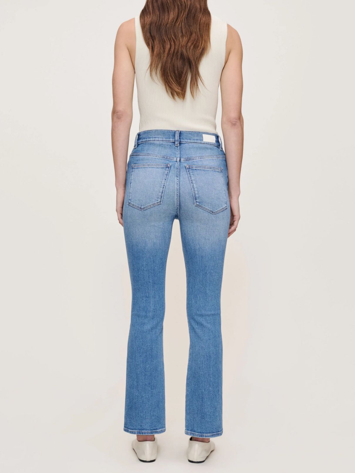 DL 1961 Denim Bridget Boot Hi Rise 33" in Spring Creek