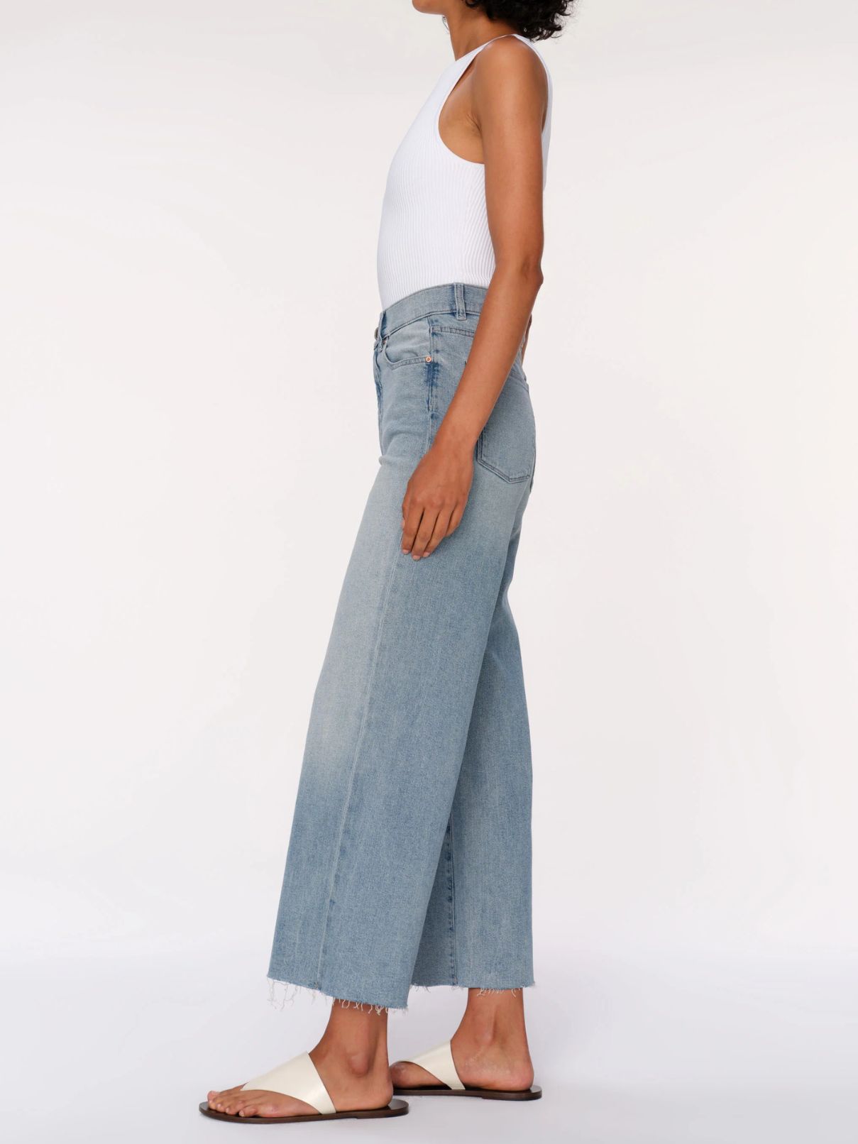 DL 1961 Denim Hepburn Wide Leg Hi Rise in Freshwater