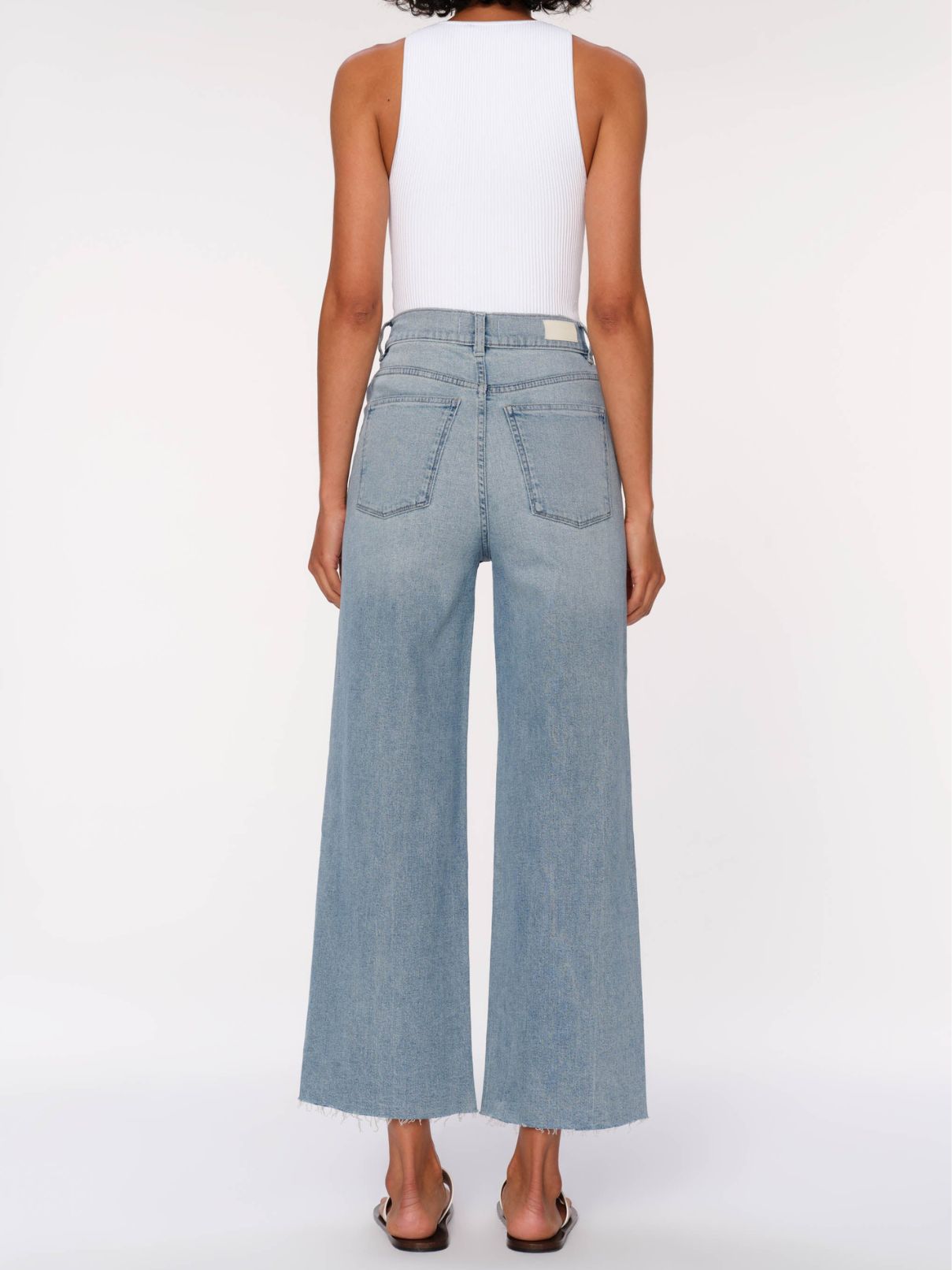 DL 1961 Denim Hepburn Wide Leg Hi Rise in Freshwater