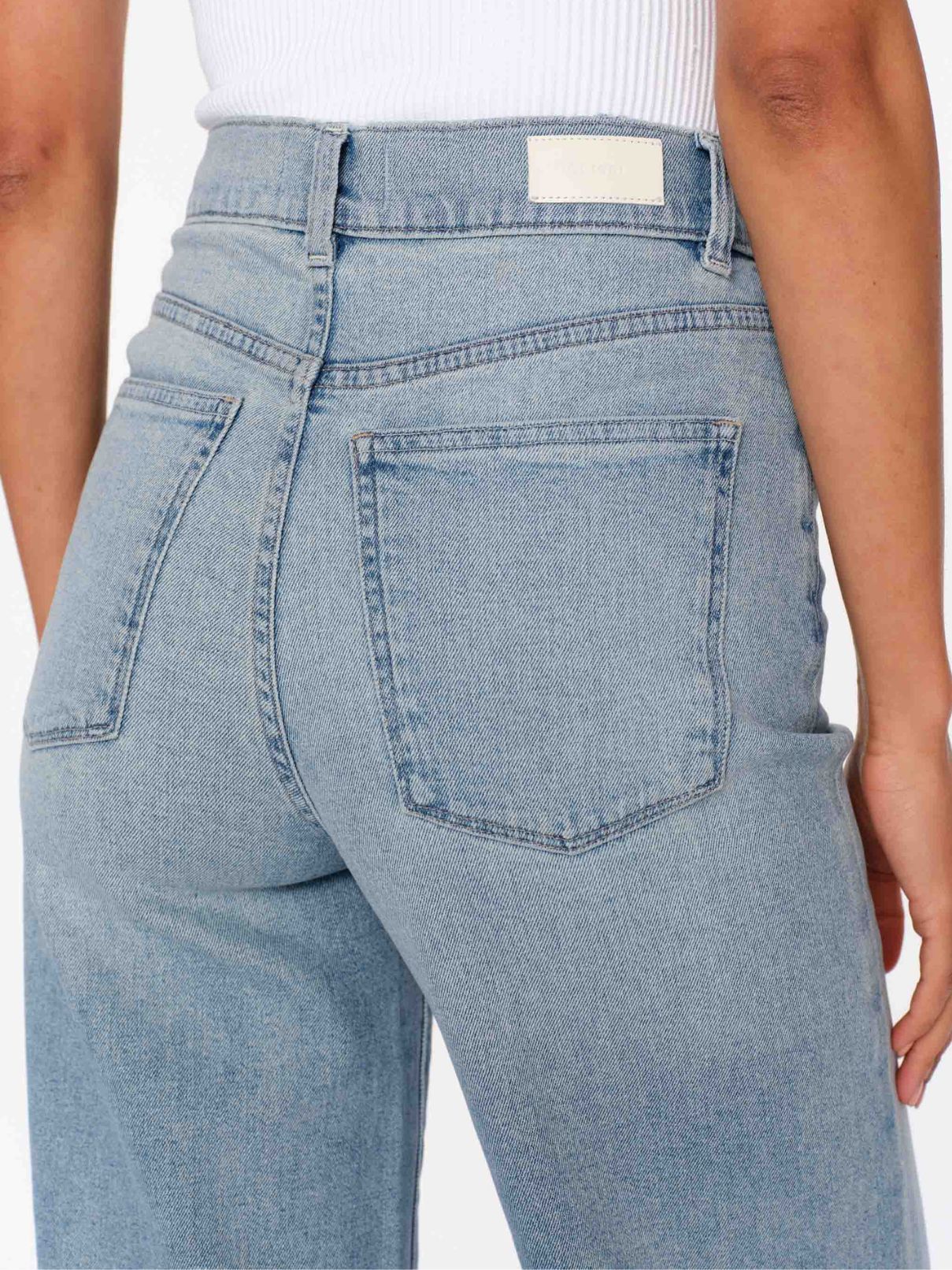 DL 1961 Denim Hepburn Wide Leg Hi Rise in Freshwater