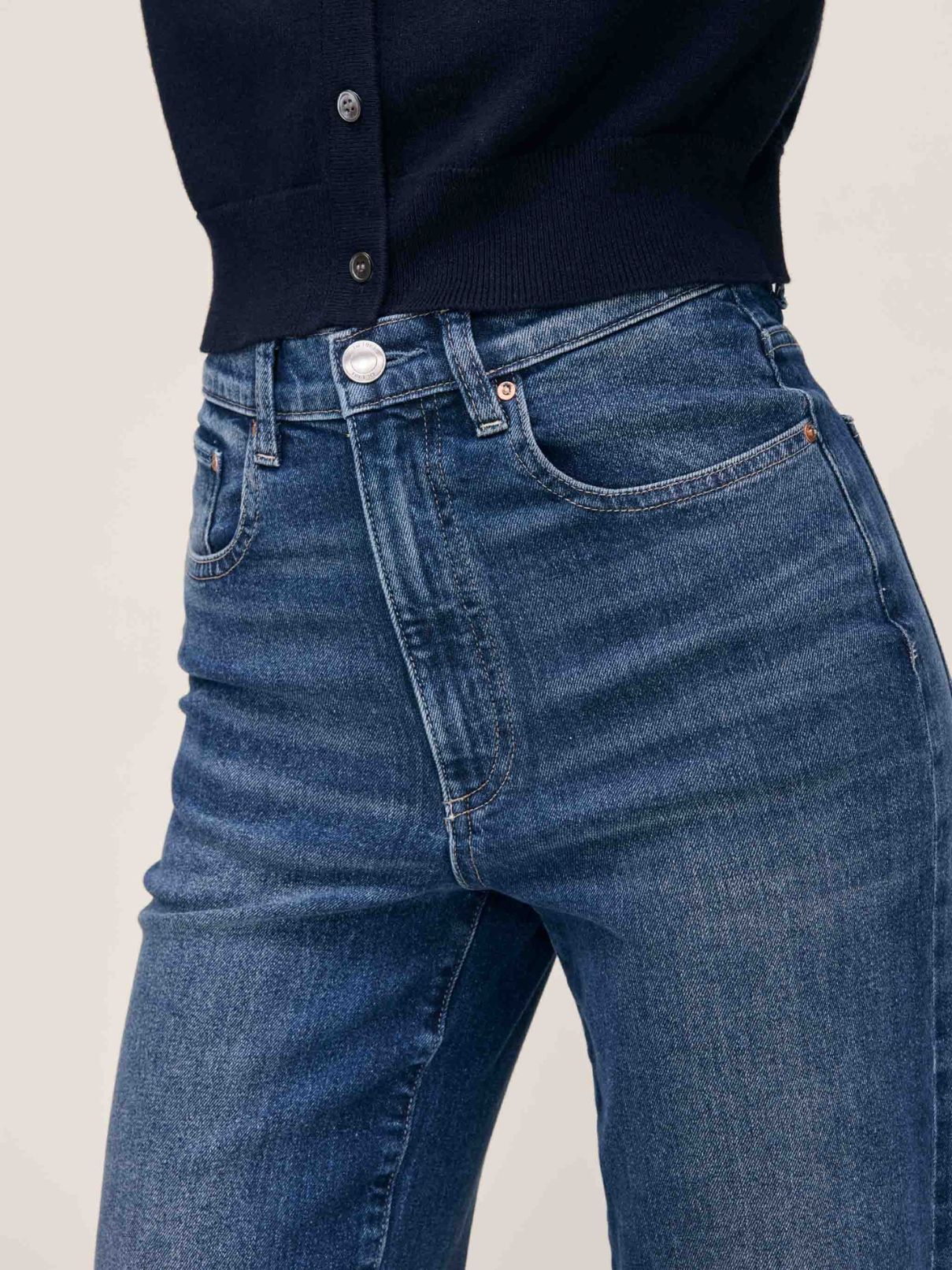 DL 1961 Denim Karmine Refined Wide Leg in Clearwater