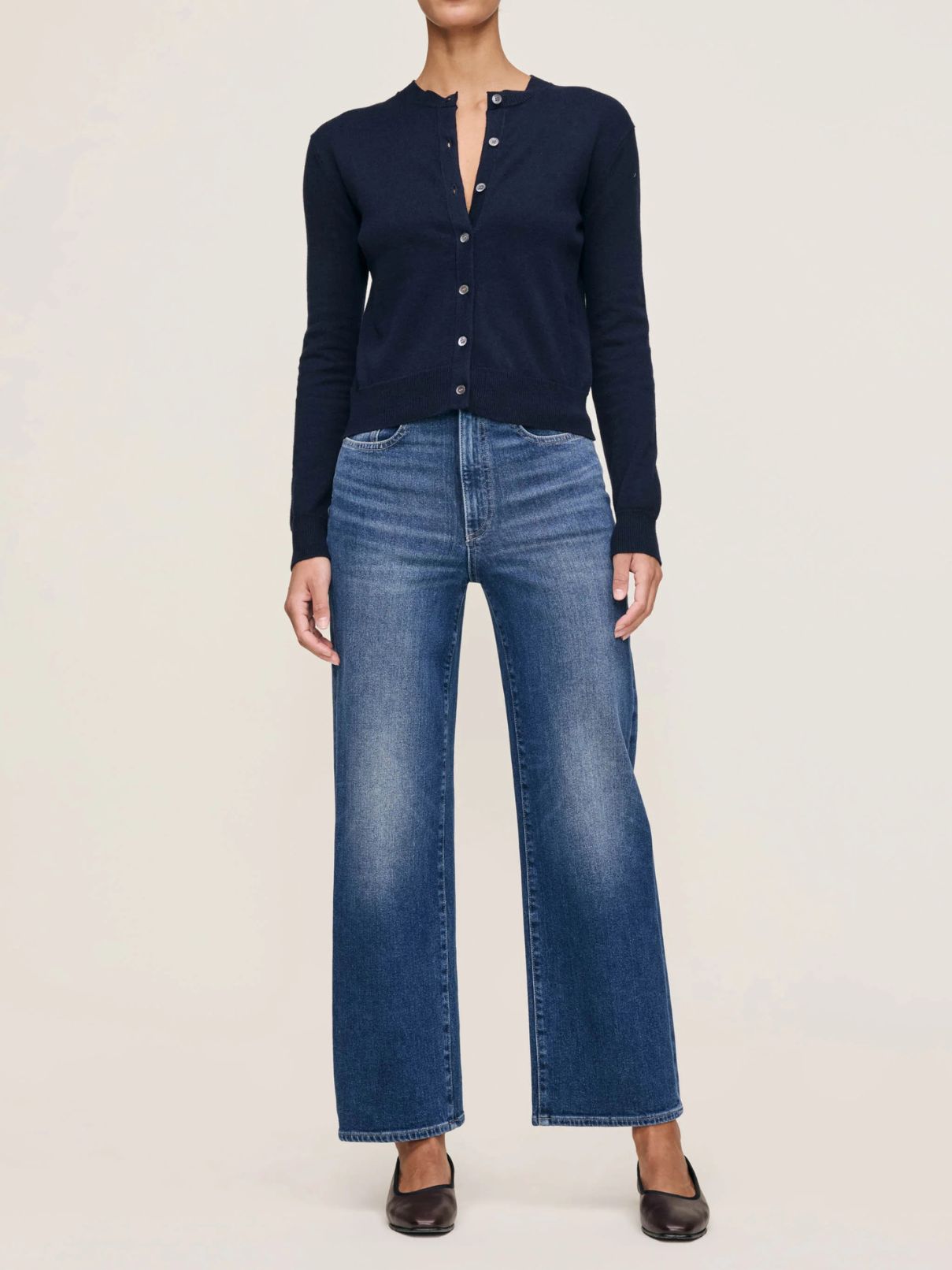 DL 1961 Denim Karmine Refined Wide Leg in Clearwater