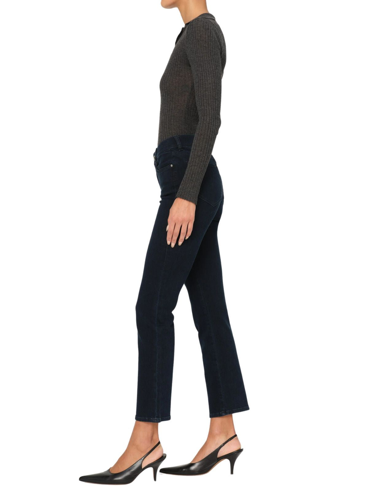 DL 1961 Mara Straight Mid Rise 31" in Flatiron
