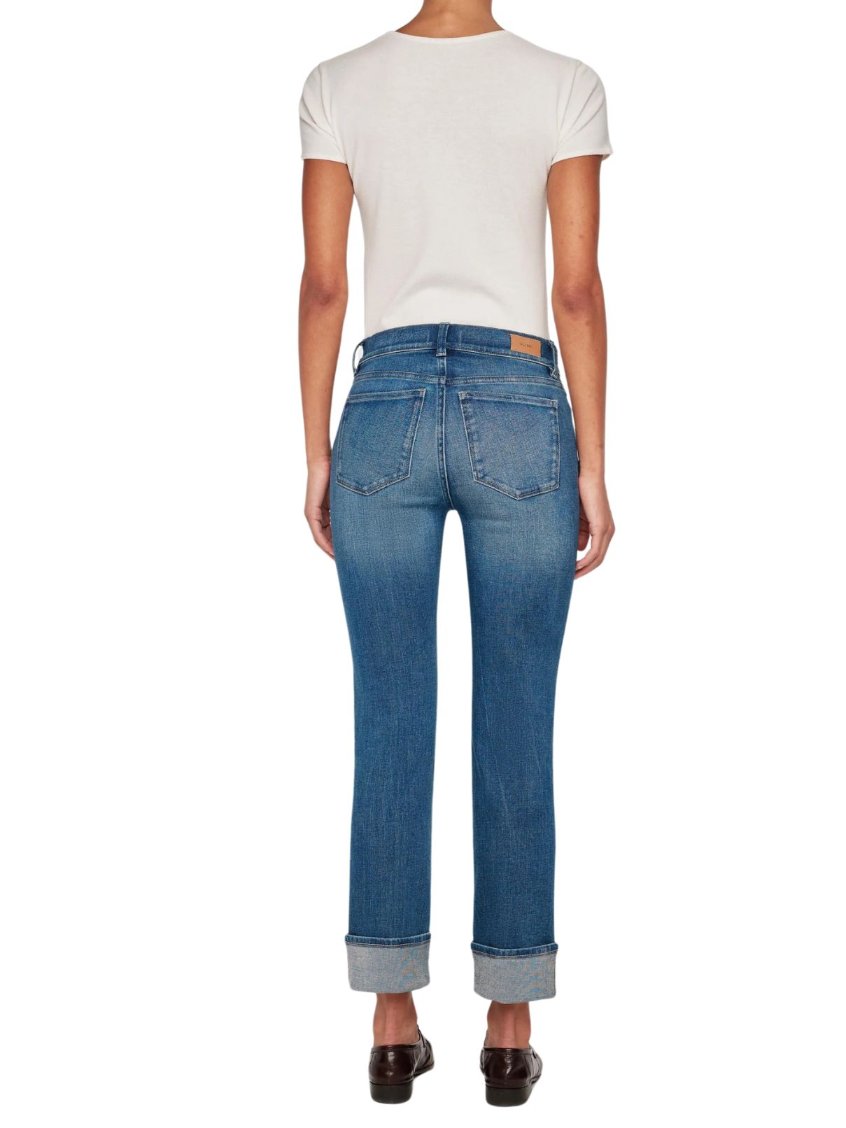 DL 1961 Mara Straight Mid Rise Ankle Hulton Cufted