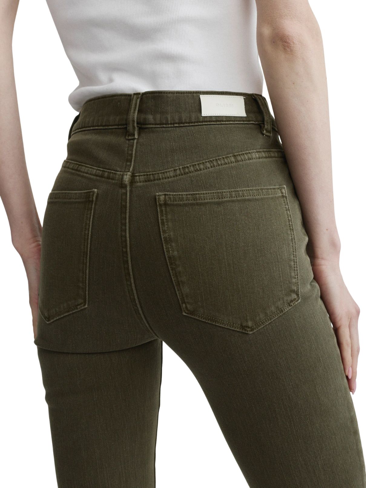 DL1961 Bridget Bootcut High Rise Instasculpt 31.5" Jeans – Pine