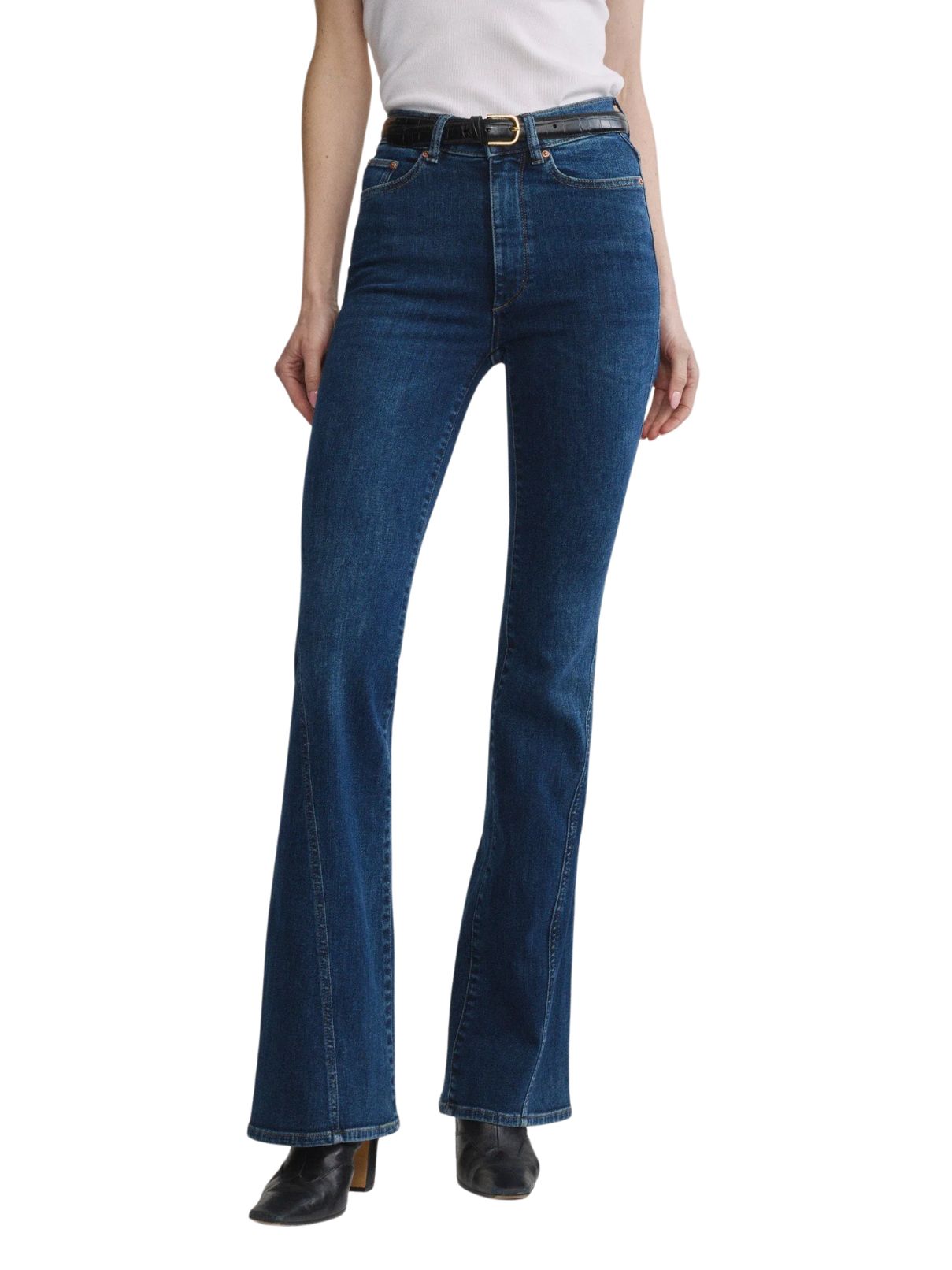 DL1961 Bridget Bootcut High Rise Instasculpt 33" Jeans – Breeze Seamed