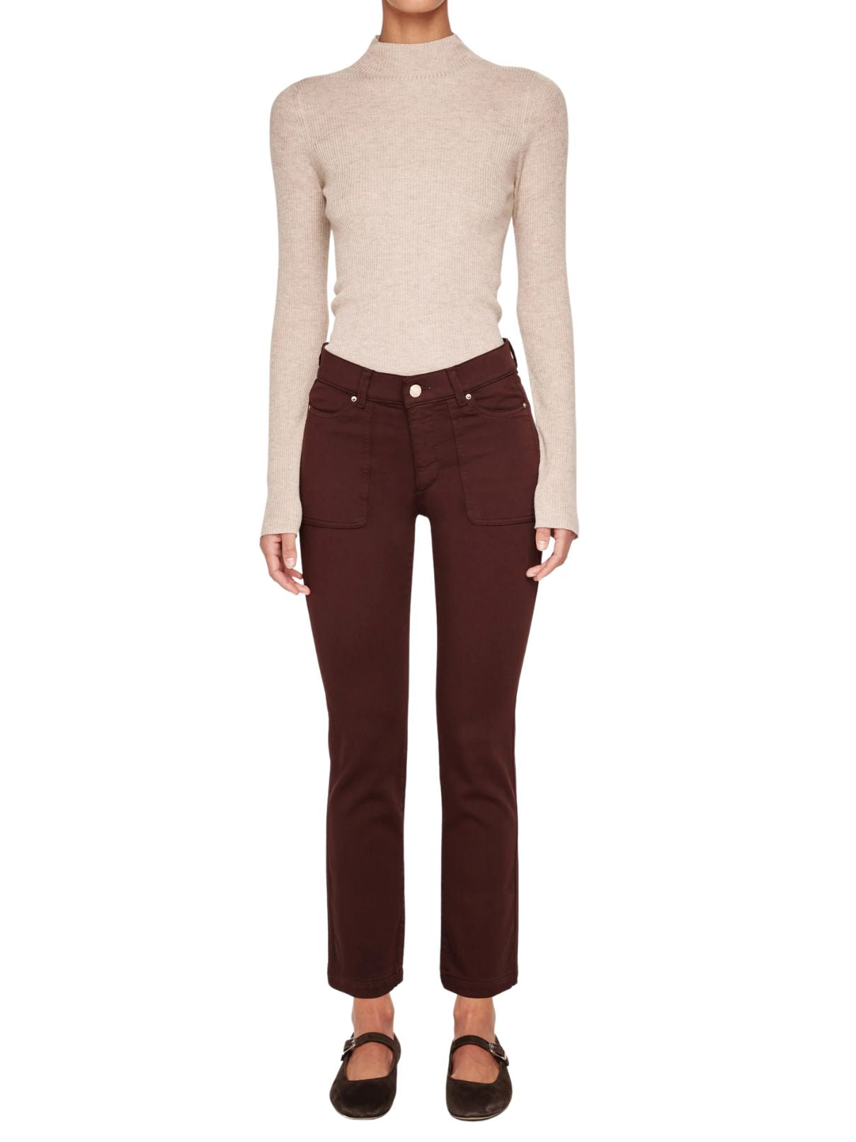 DL1961 Denim Mara Straight in Bark