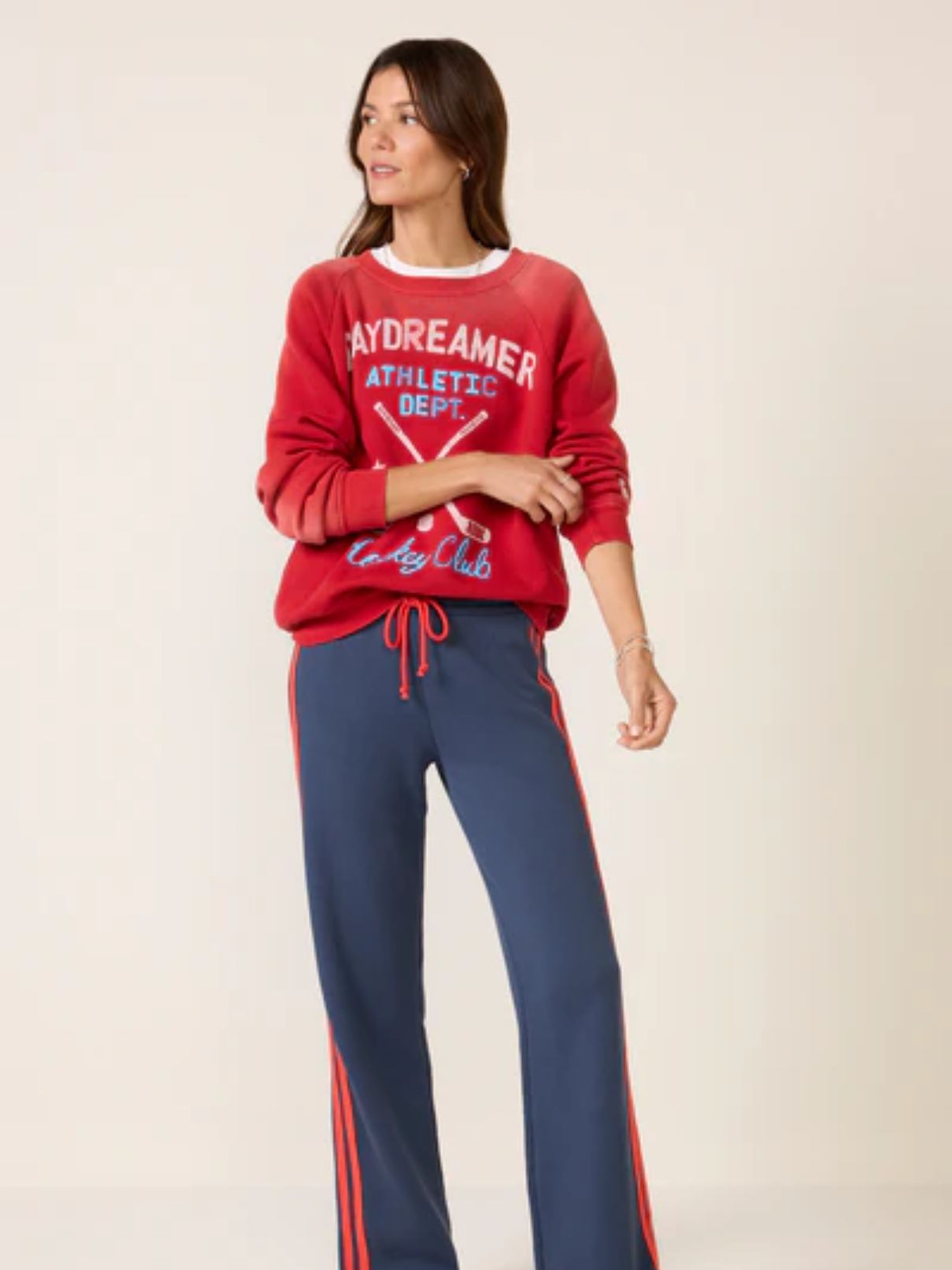 DAYDREAMER Hockey Club Vintage Raglan Sweatshirt