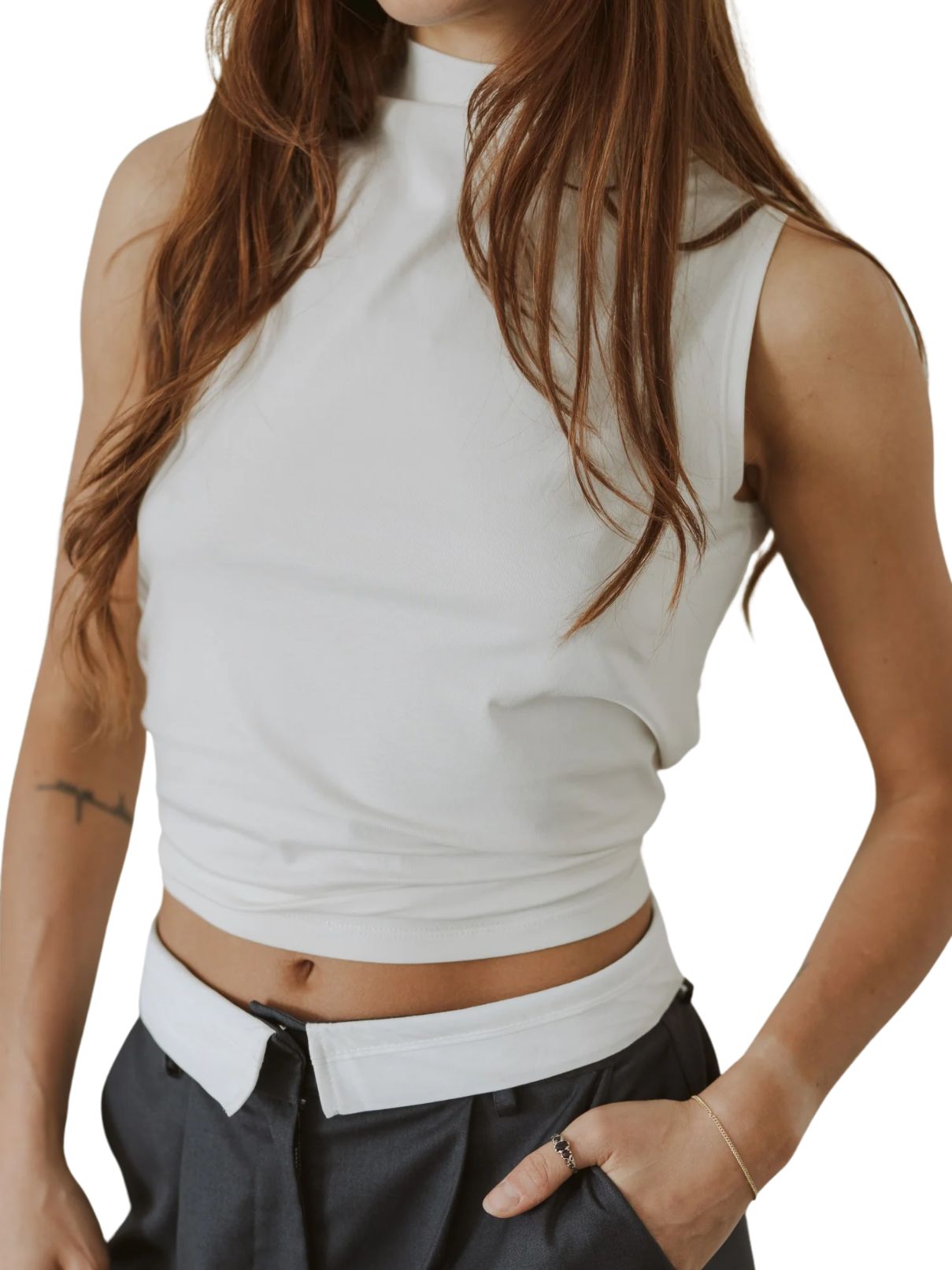 Dianne Tank in Ivory