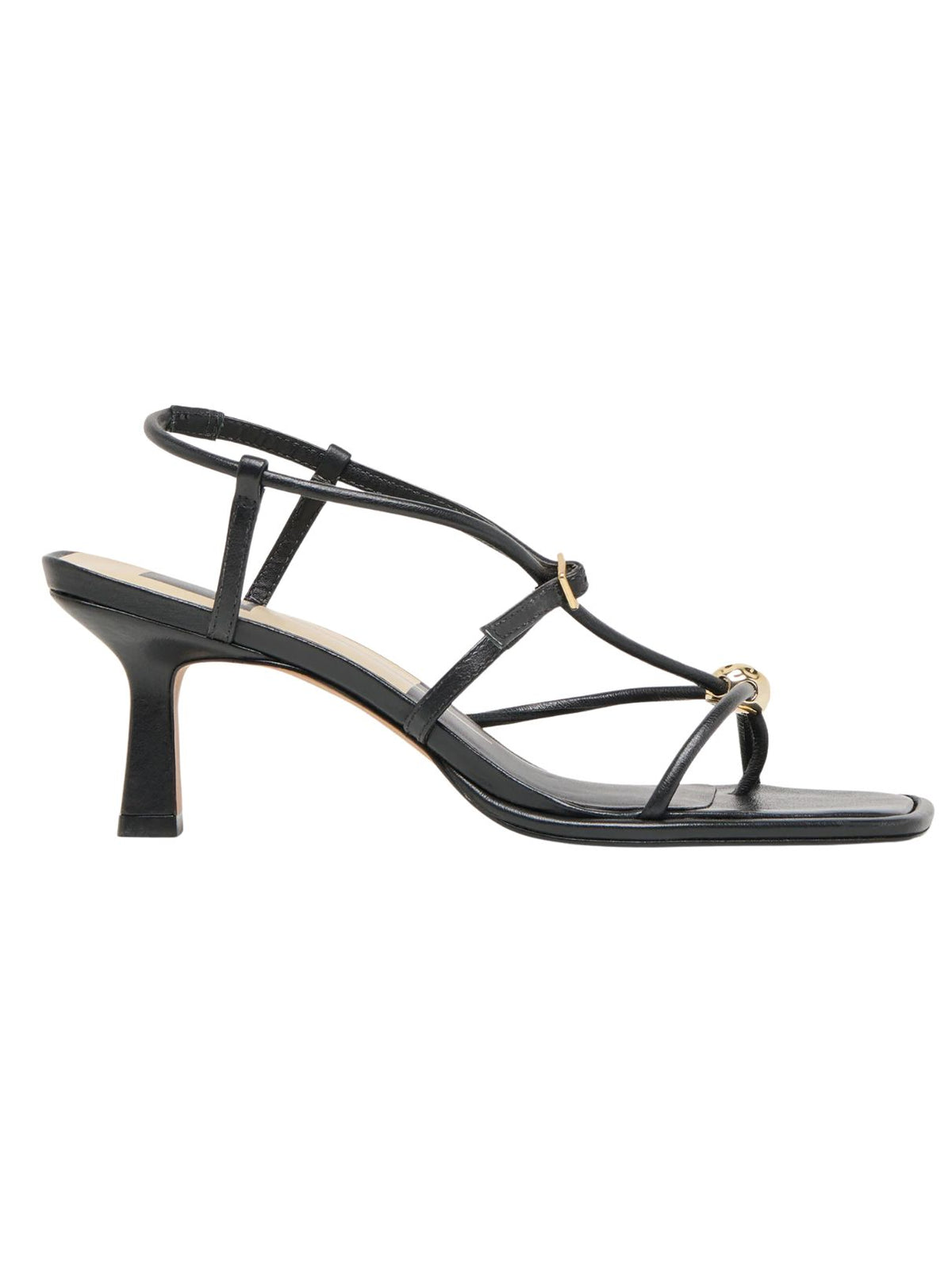Dolce Vita Mylee Leather Heels in Black