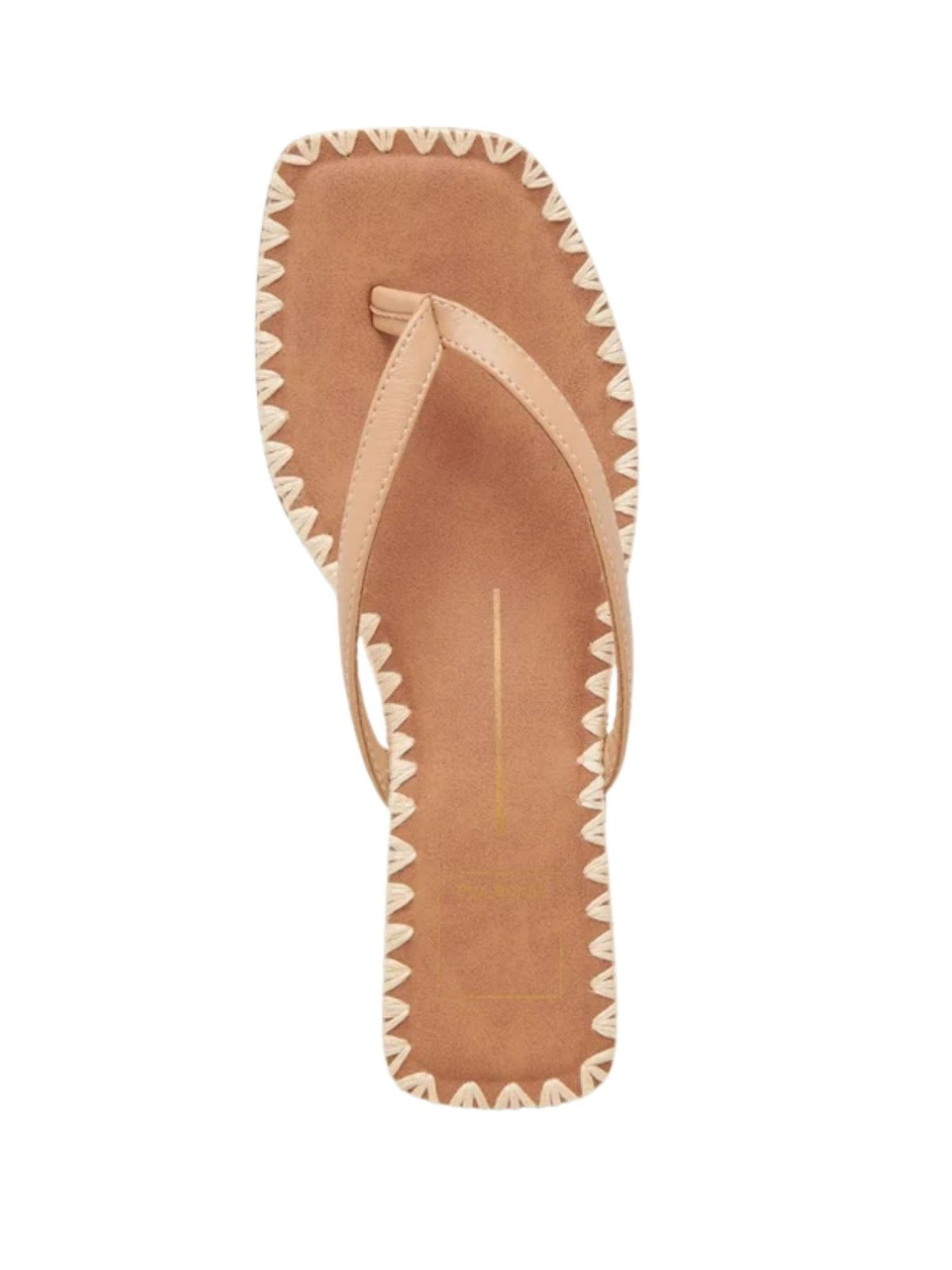 Dolce Vita Barty Leather Sandals in Light Tan