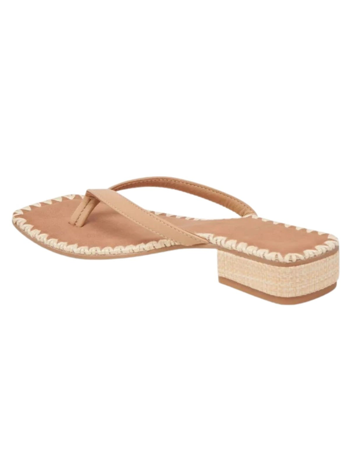 Dolce Vita Barty Leather Sandals in Light Tan