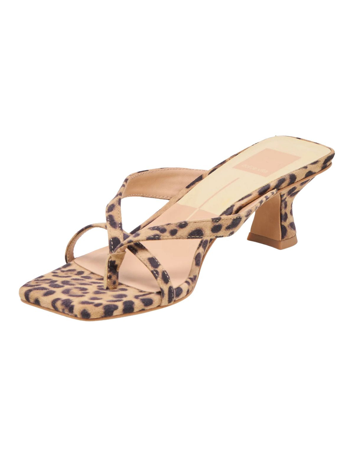 Dolce Vita Brevel Heel in Dk Leopard Suede
