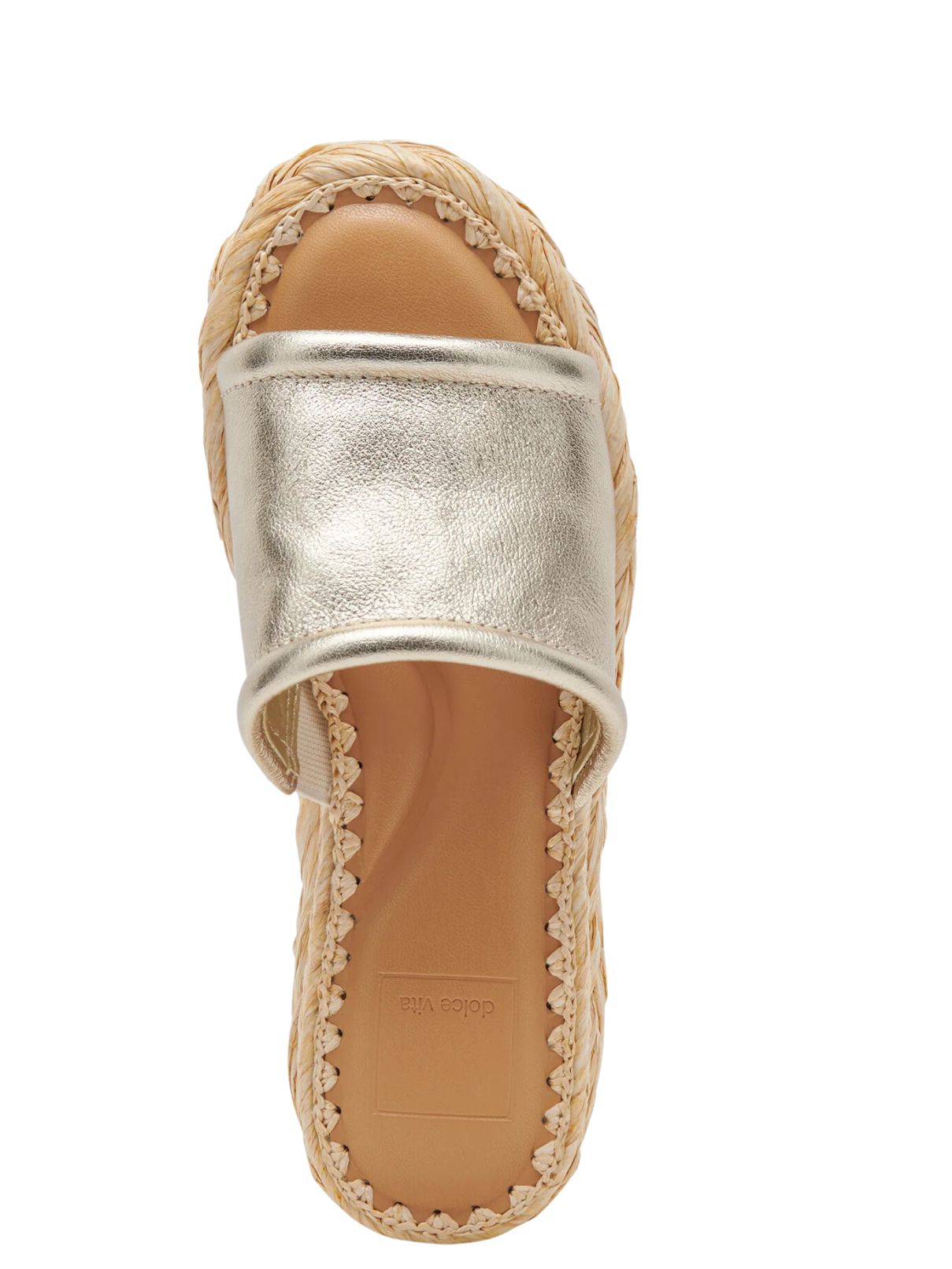 Dolce Vita Chavi Sandal in Lt Gold Metallic Leather