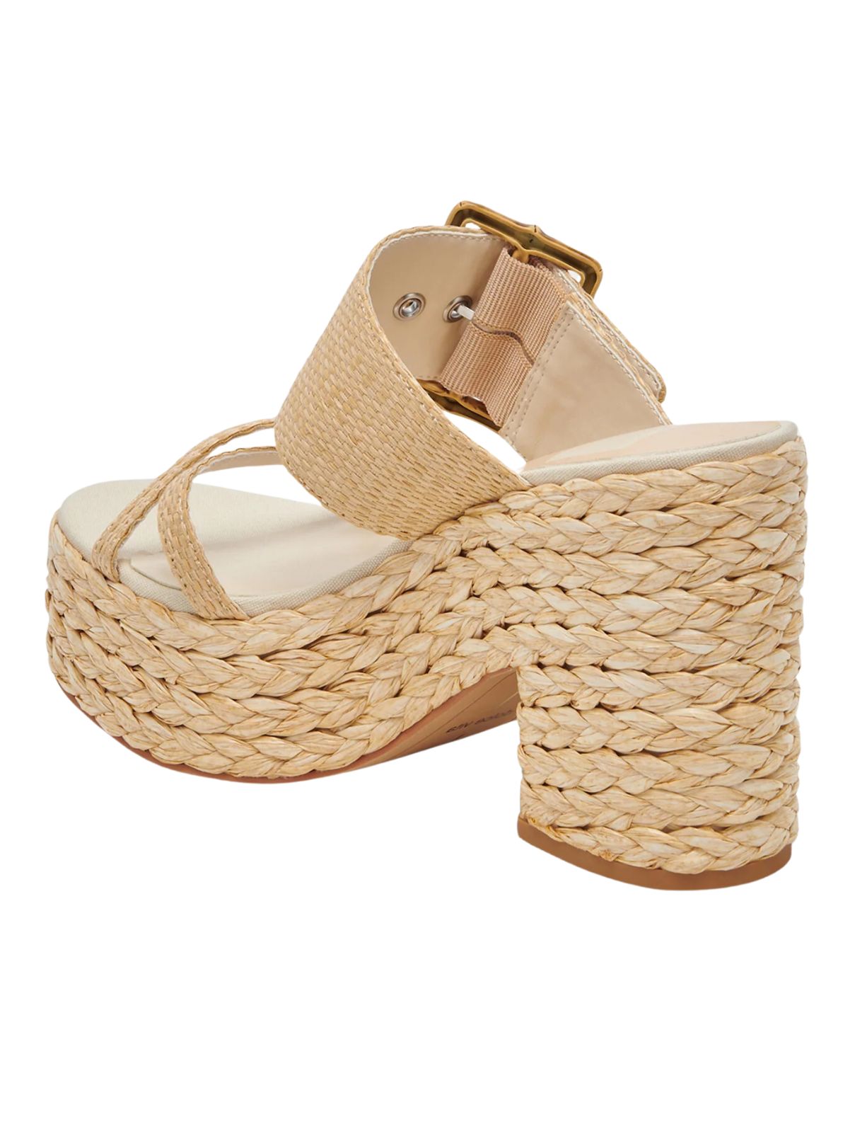 Dolce Vita Edwina Heel in Lt Natural Raffia