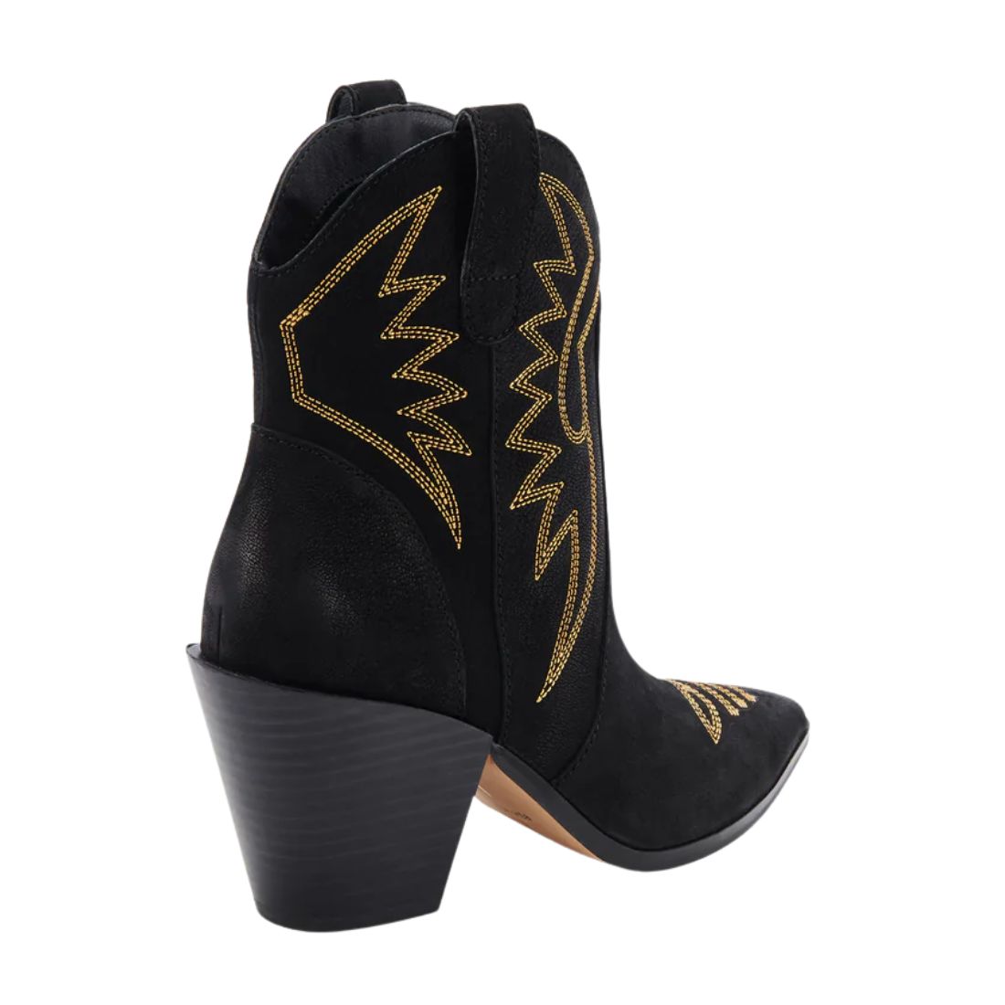 Dolce Vita Ginni Booties in Black Nubuck