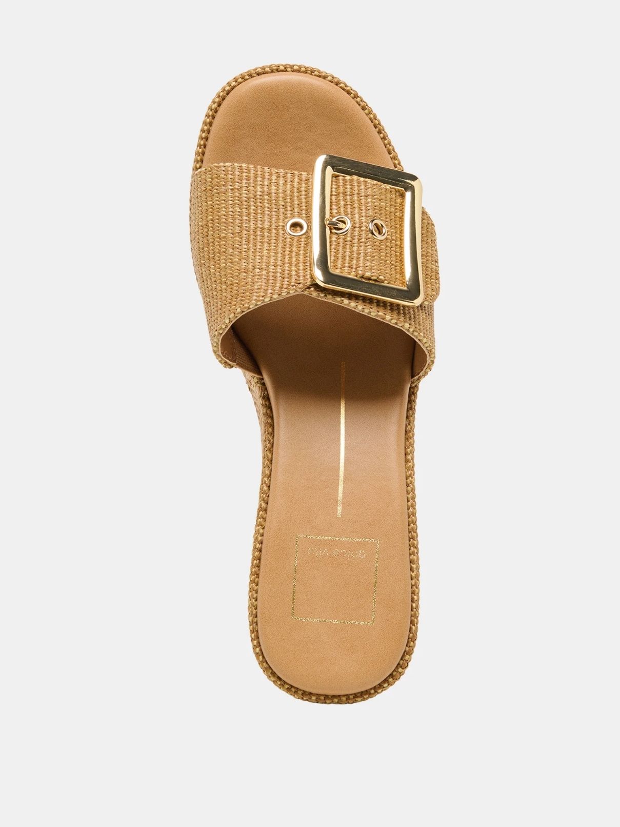 Dolce Vita Jilian Wedges in Mocha Raffia