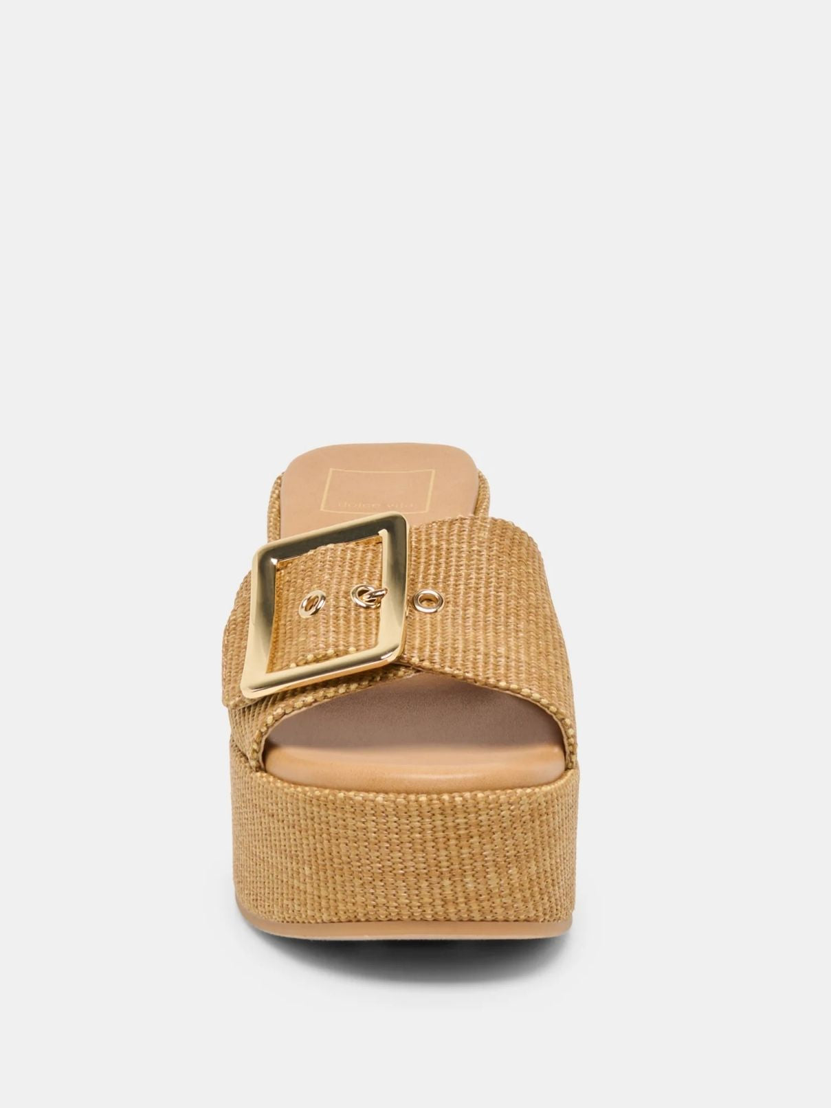 Dolce Vita Jilian Wedges in Mocha Raffia
