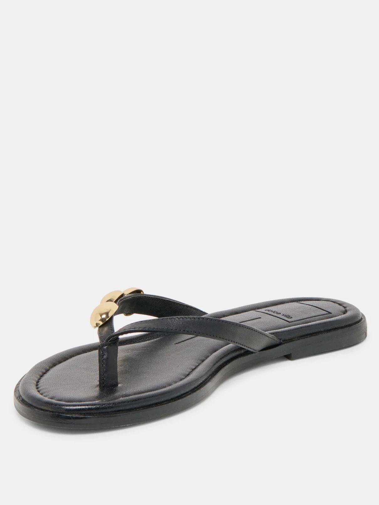 Dolce Vita Juny Sandal in Black Leather