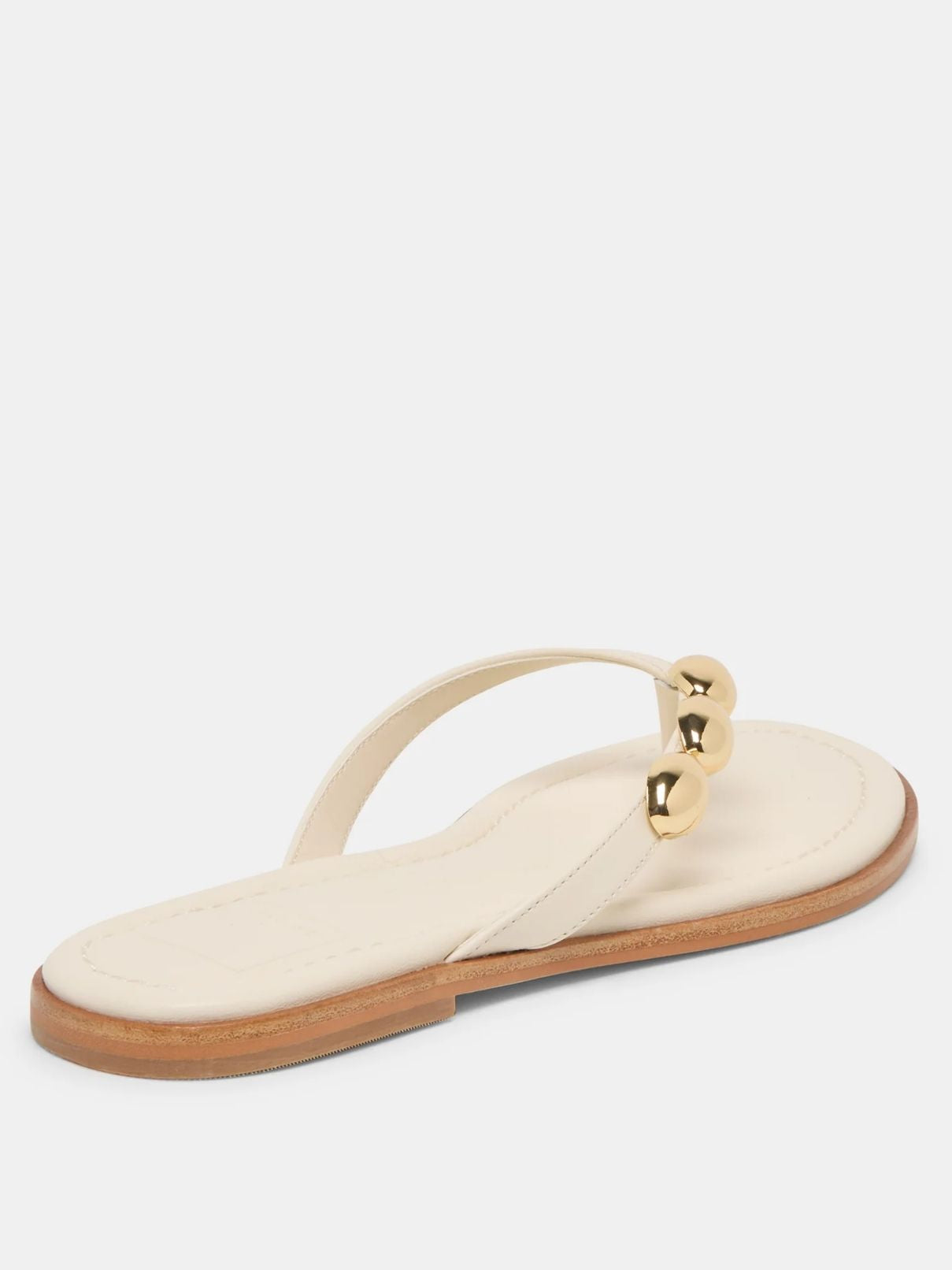 Dolce Vita Juny Sandal in Off White Leather