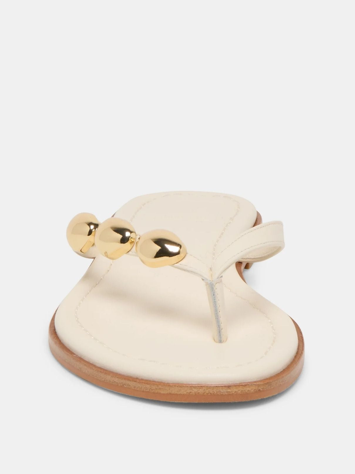 Dolce Vita Juny Sandal in Off White Leather