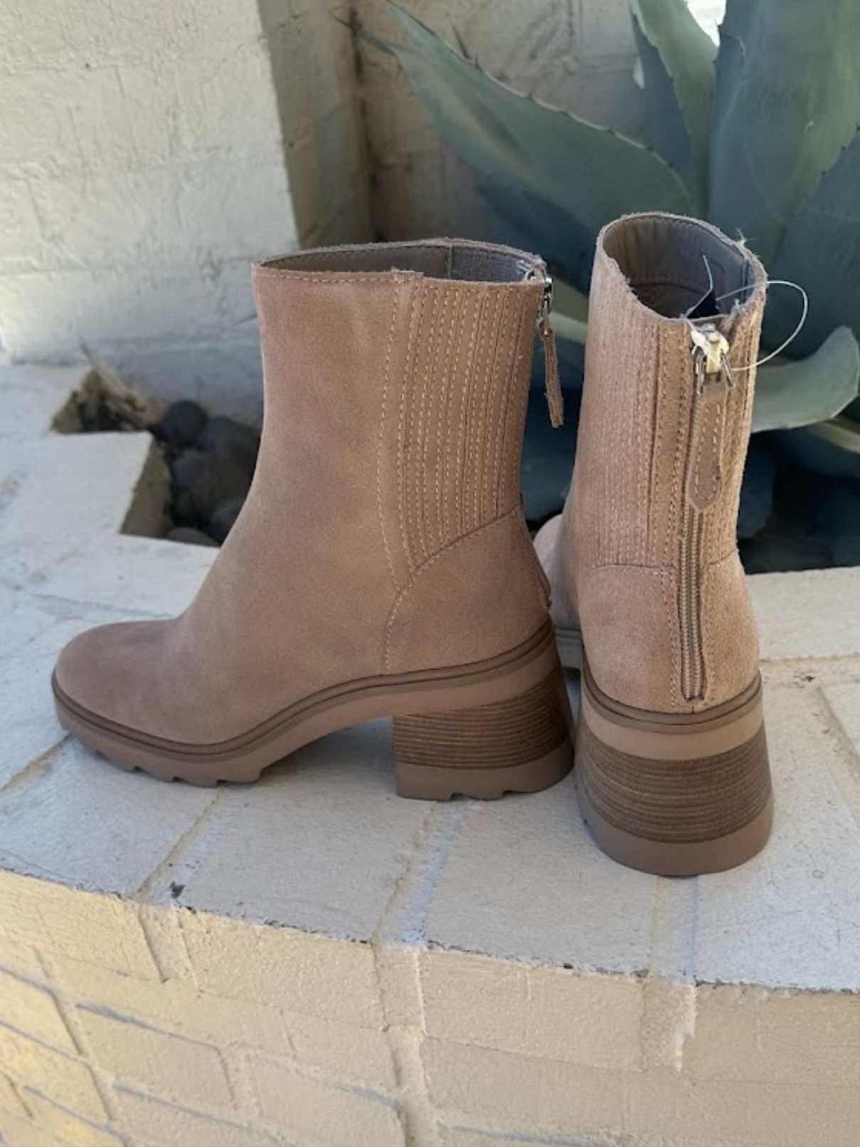 Dolce Vita Martey H2O Boot in Taupe Suede
