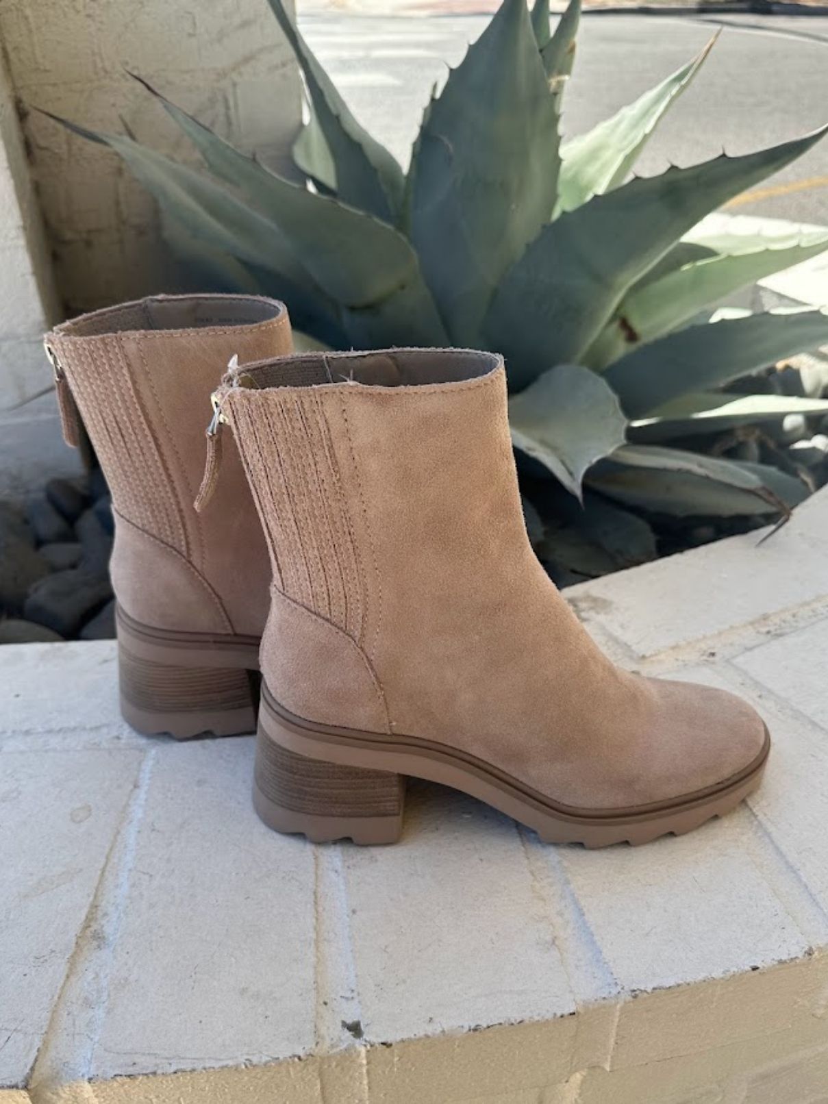 Dolce Vita Martey H2O Boot in Taupe Suede