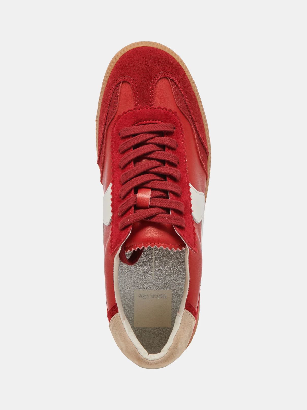 Dolce Vita Notice Sneaker in Crimson Suede