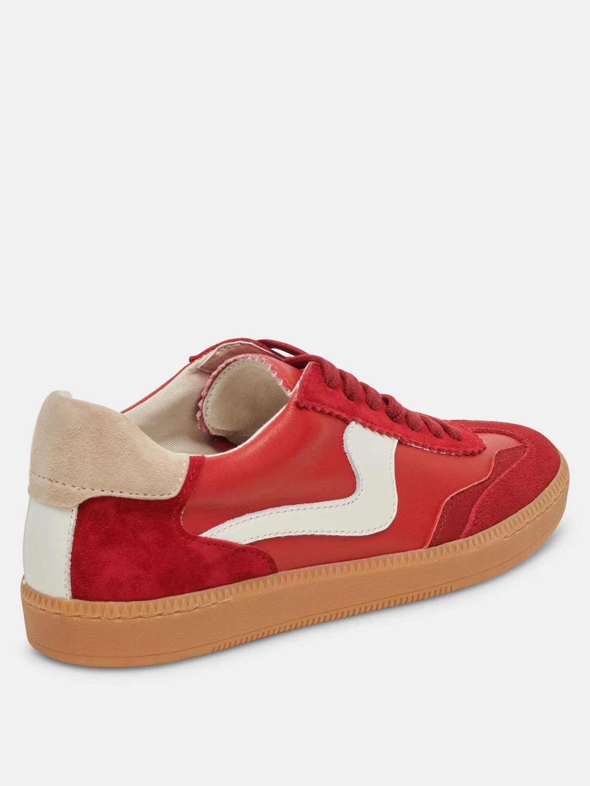 Dolce Vita Notice Sneaker in Crimson Suede