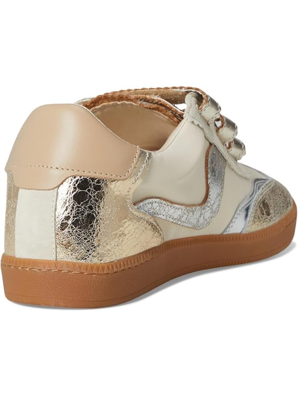 Dolce Vita Notice Velcro Sneaker in Silver/Gold