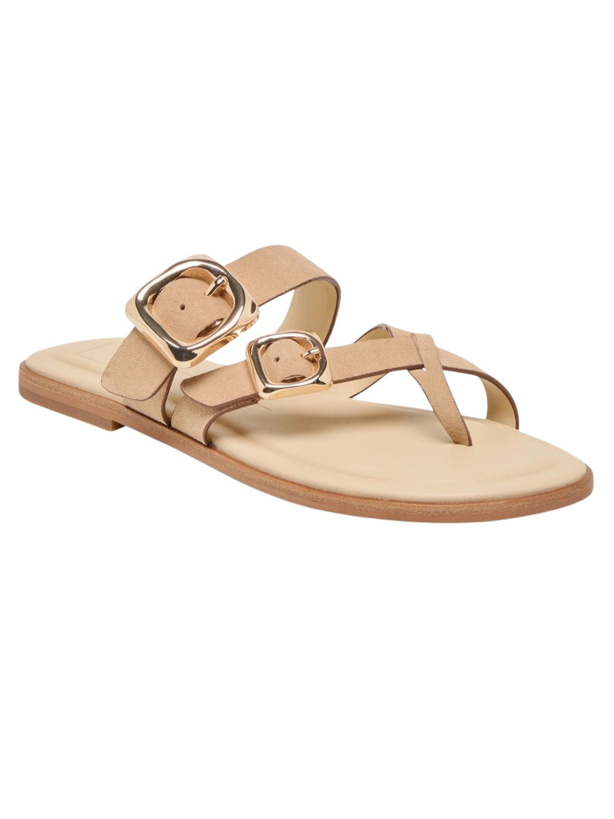 Dolce Vita Shore Sandals in Camel Suede