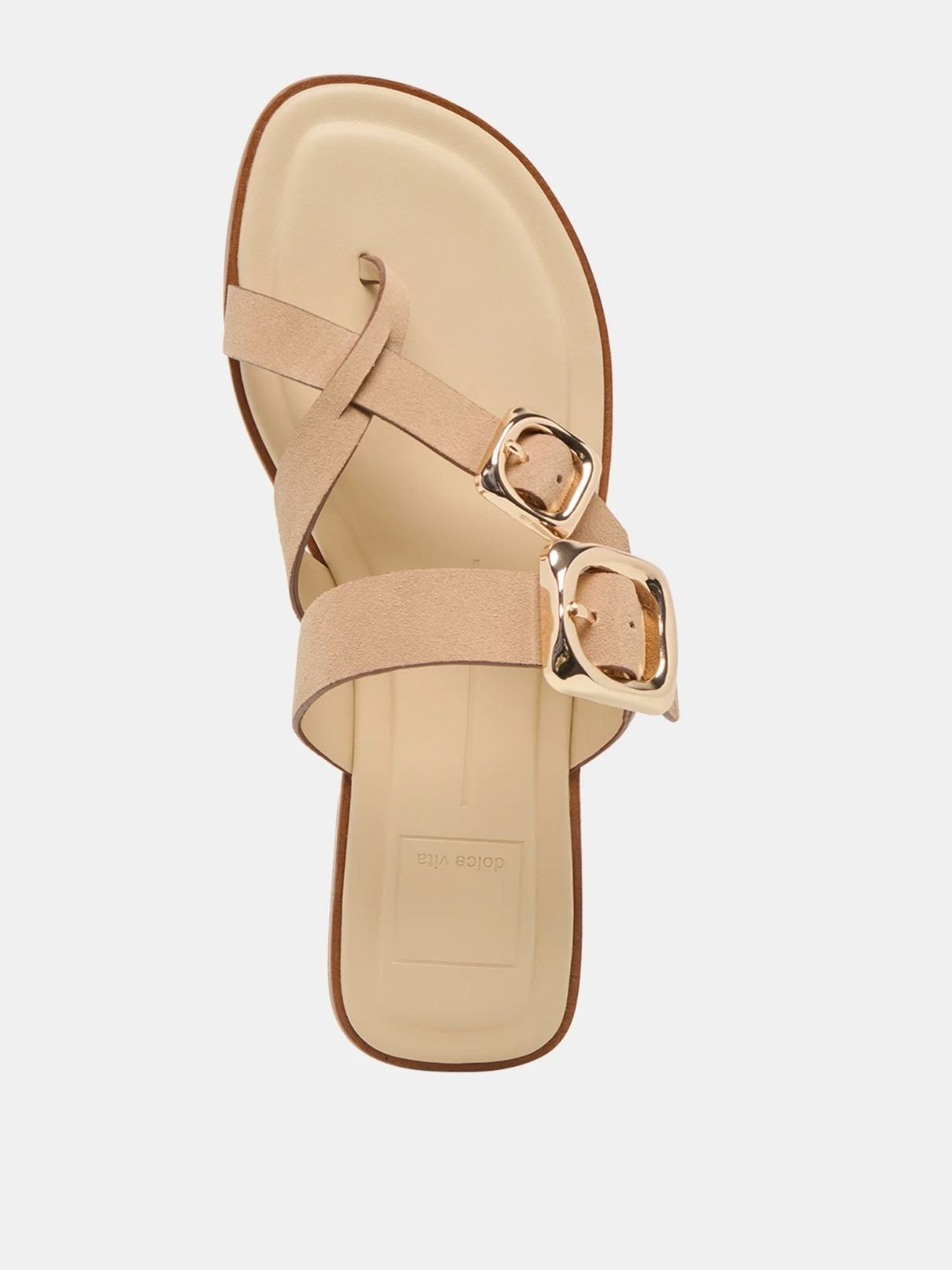 Dolce Vita Shore Sandals in Camel Suede
