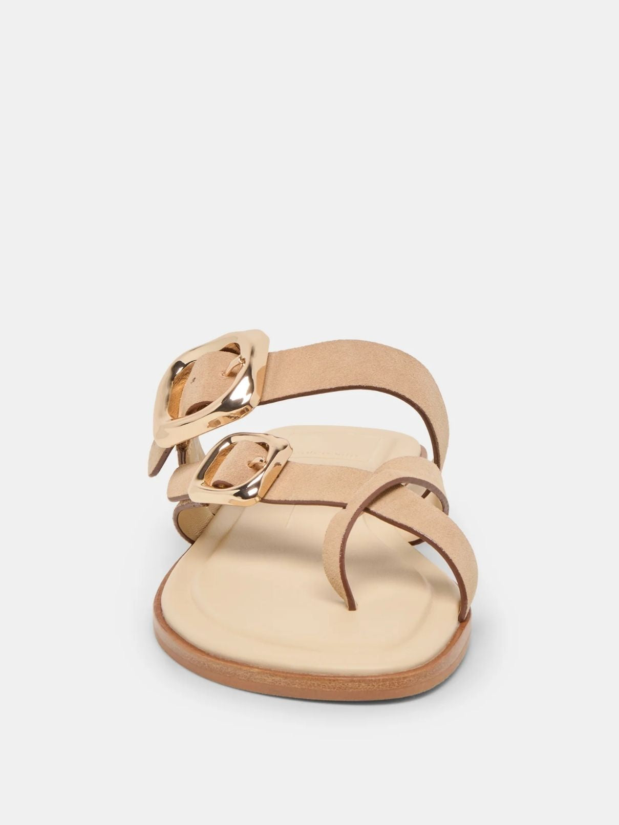 Dolce Vita Shore Sandals in Camel Suede
