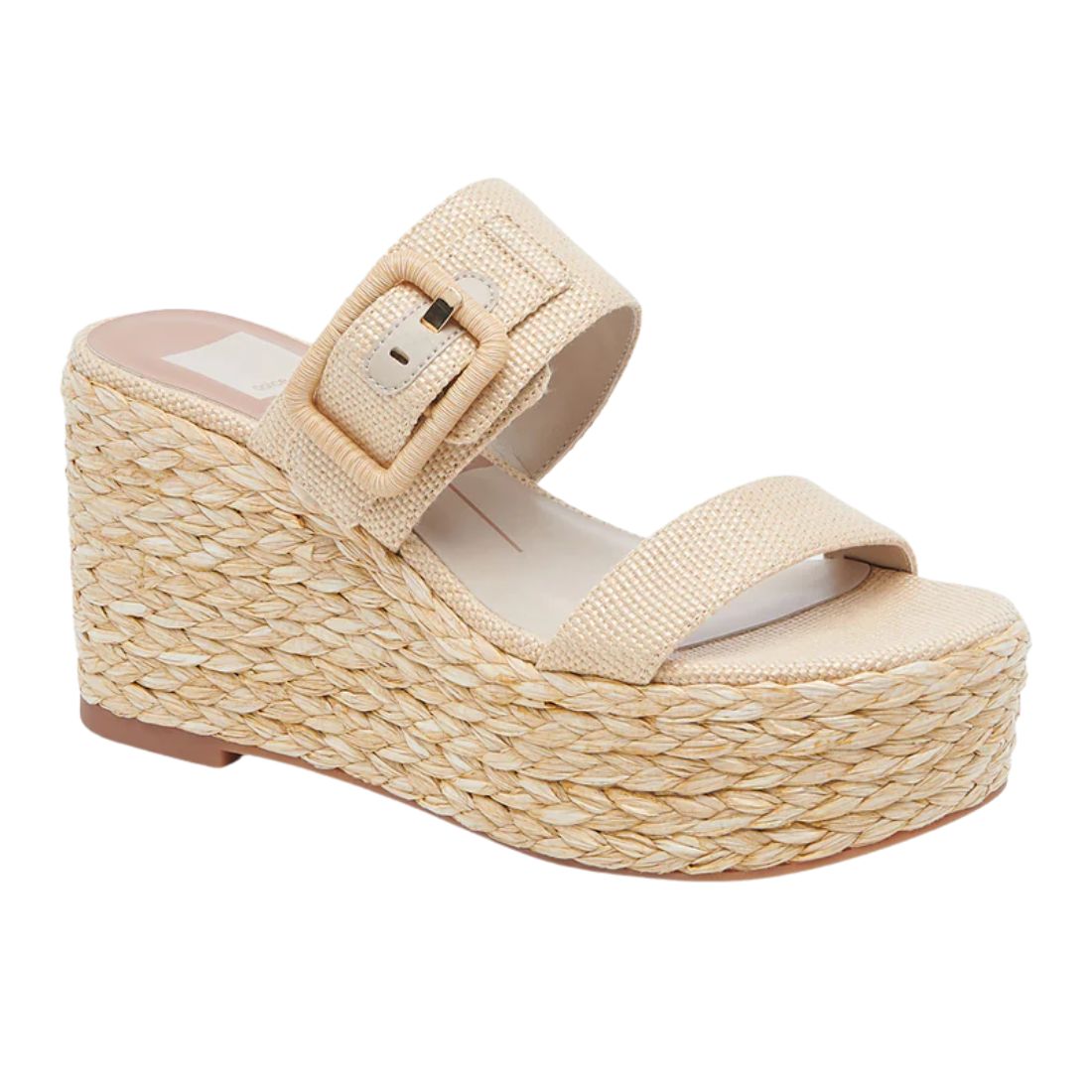 Dolce Vita Thorin Natural Raffia Sandal