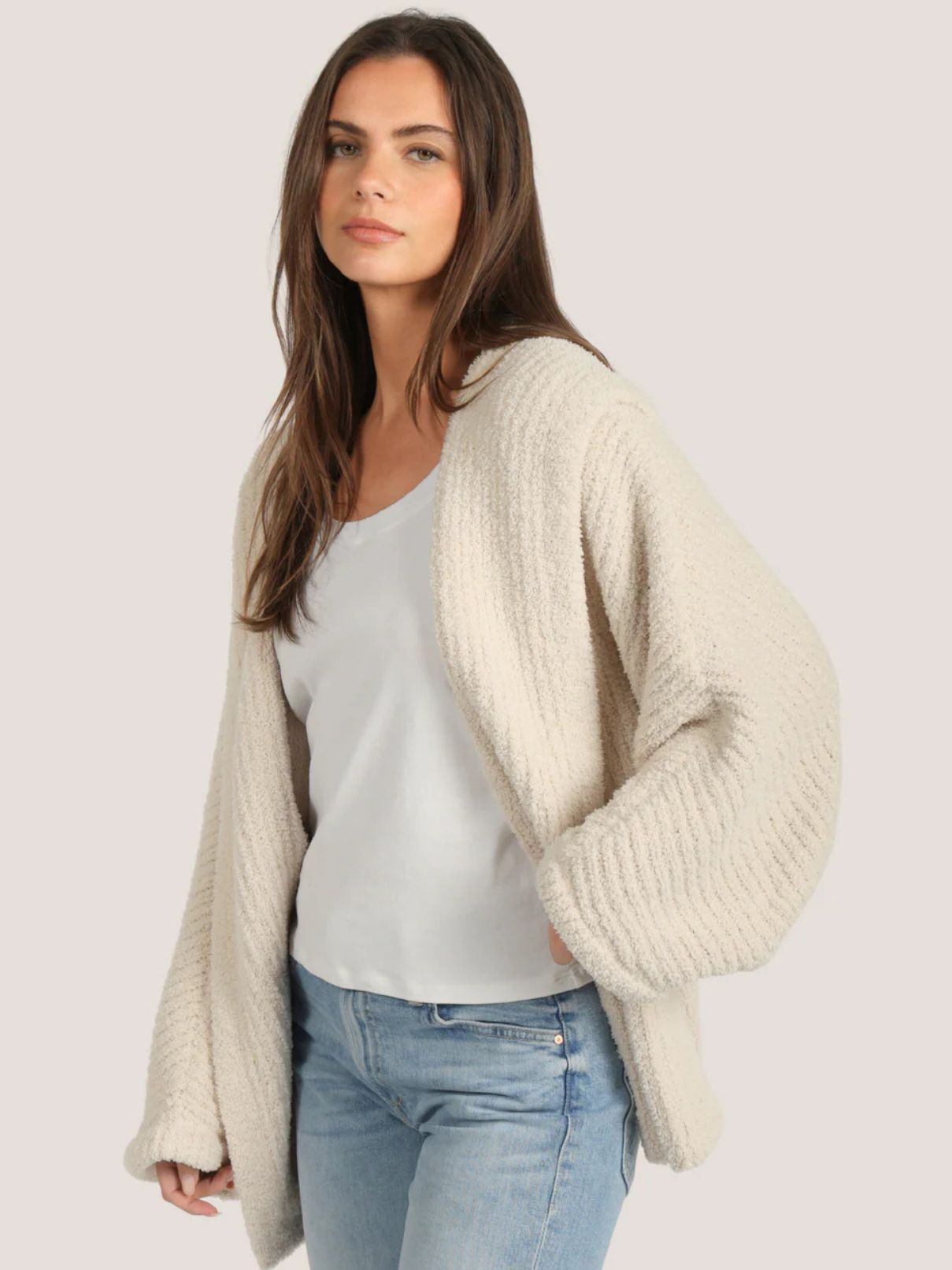 Dylan Cozy Hoodie in Oatmeal