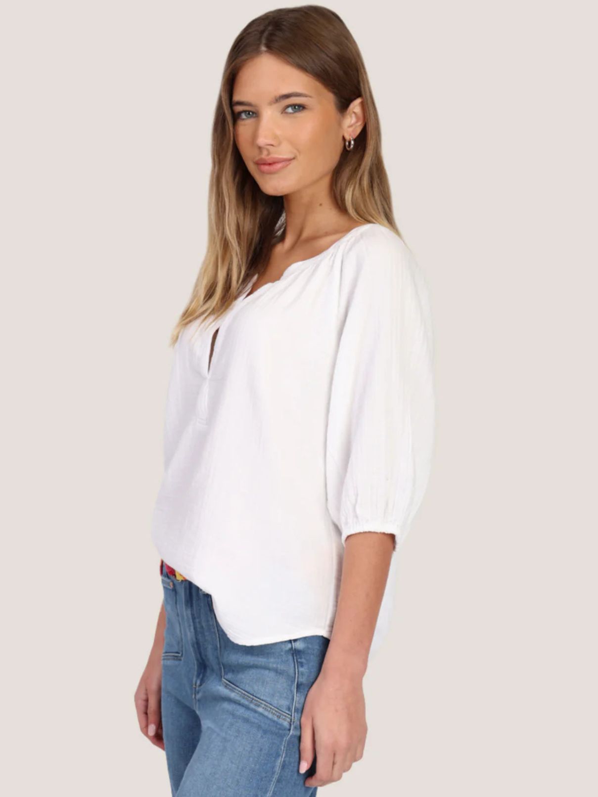 Dylan Jolie Top White