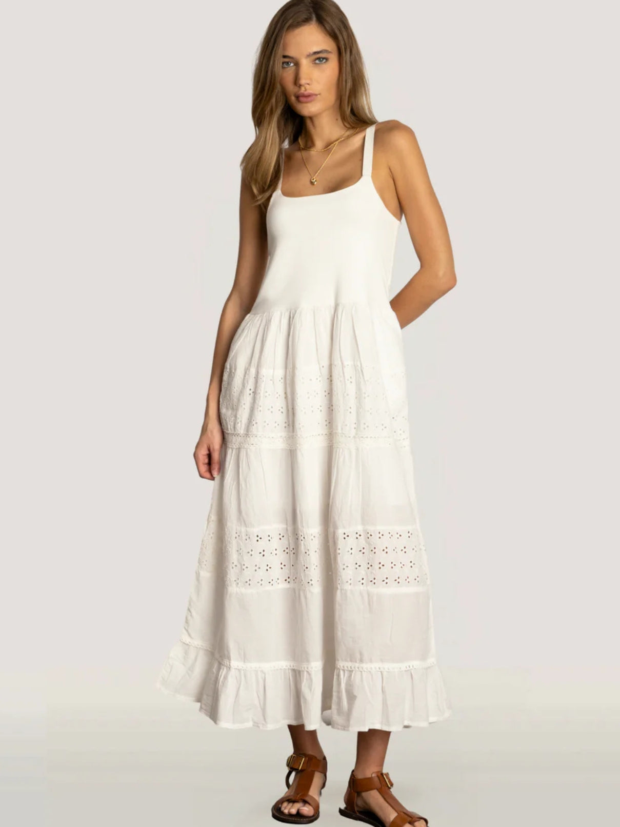 Dylan Victoria Dress in White