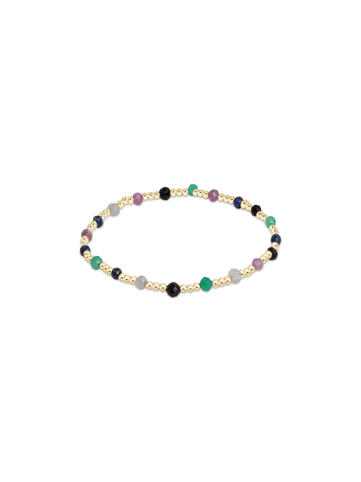 Enewton Gemstone Gold Sincerity Pattern 3mm Bead Bracelet – Hot Mess