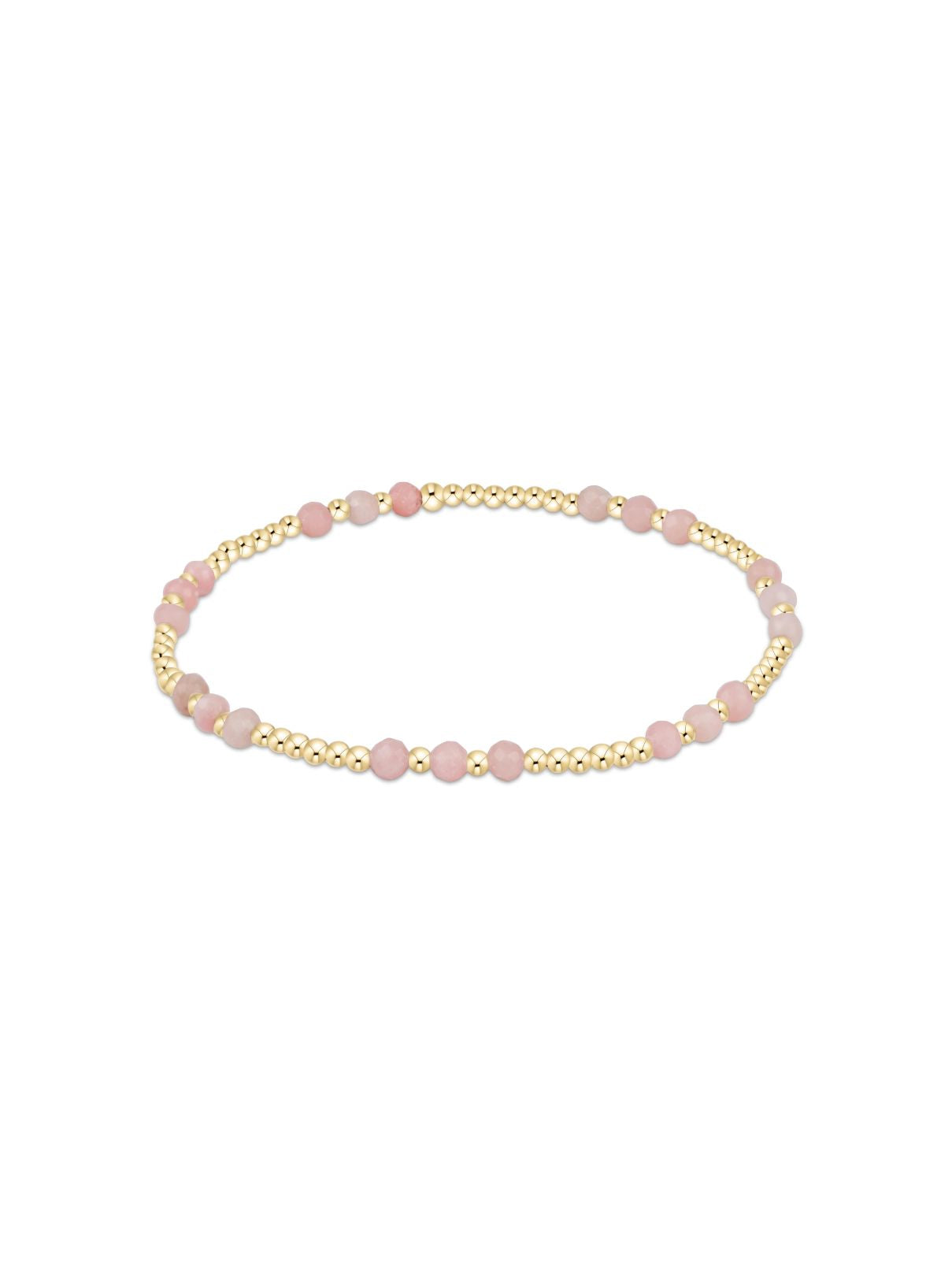 Enewton Joy Gem 3mm Bracelet – Pink Opal