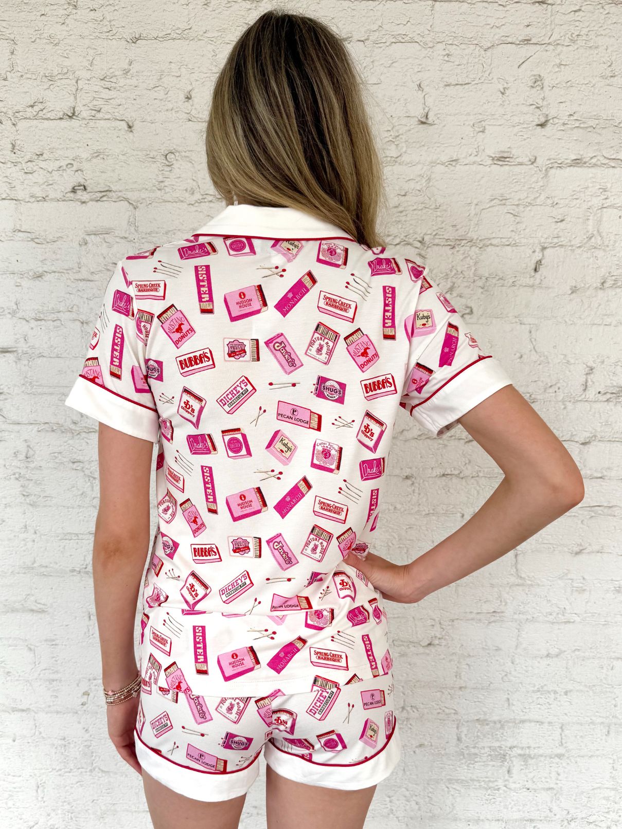 Exclusive Dallas Matchbox Pajama Short Set – Only at Cotton Island
