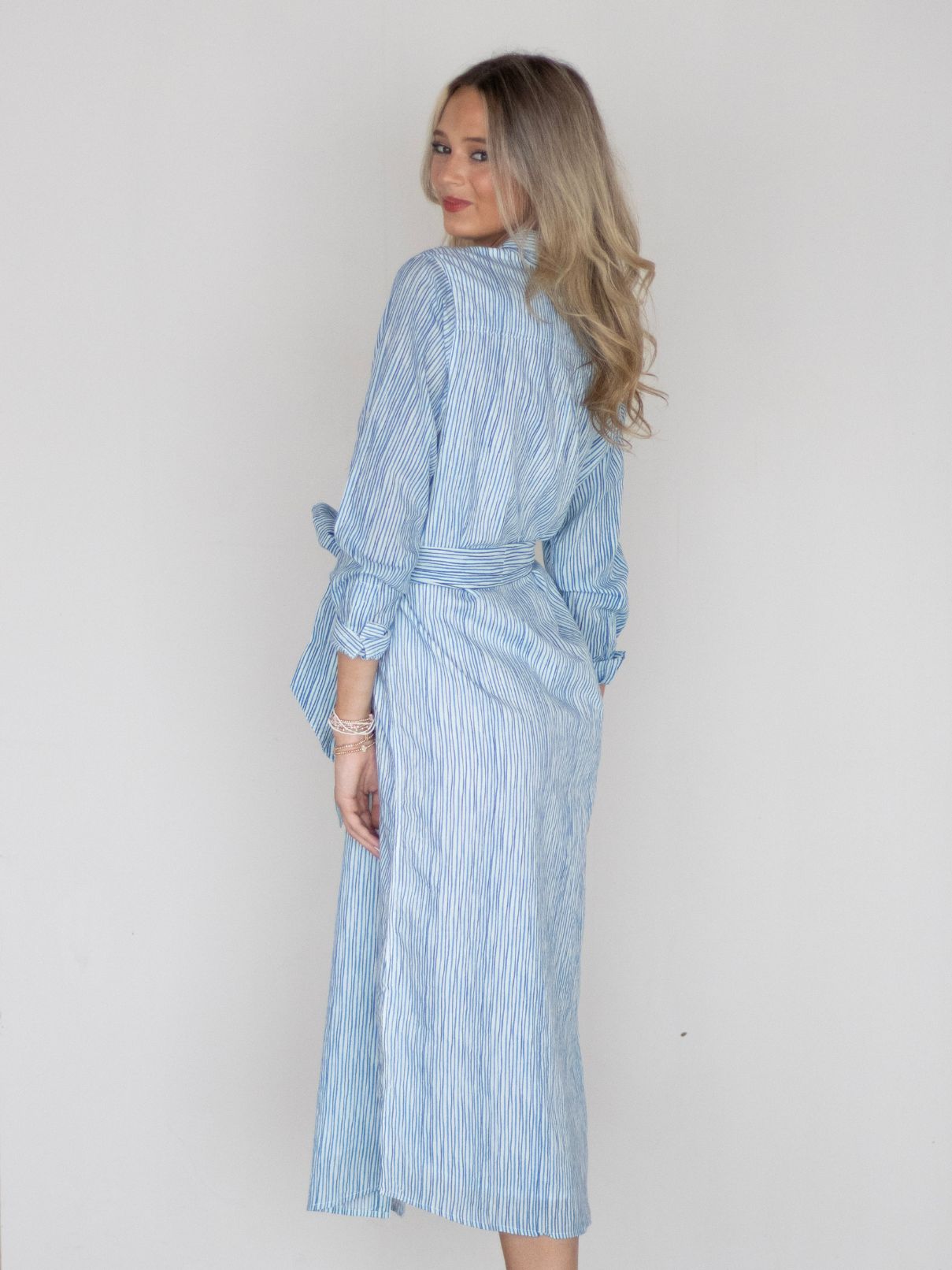 Fitz and Willa Russell Maxi Blue Stripe