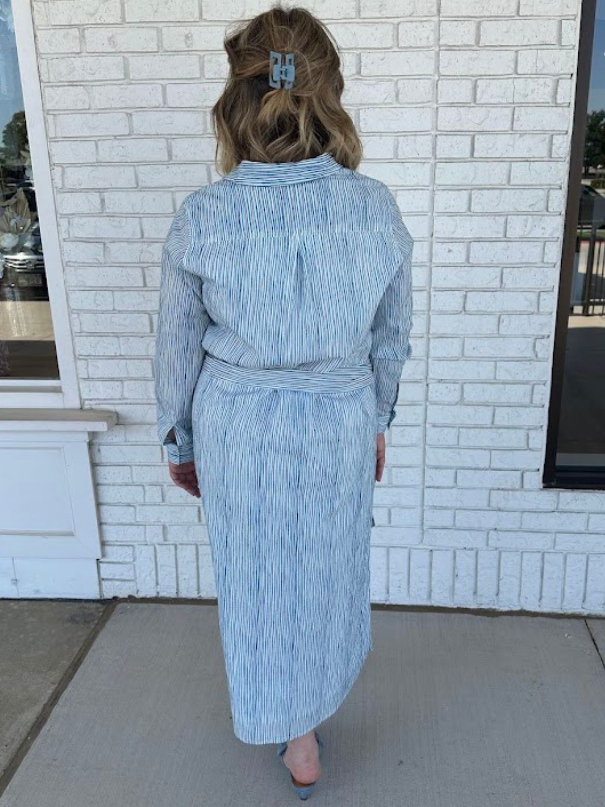 Fitz and Willa Russell Maxi Blue Stripe