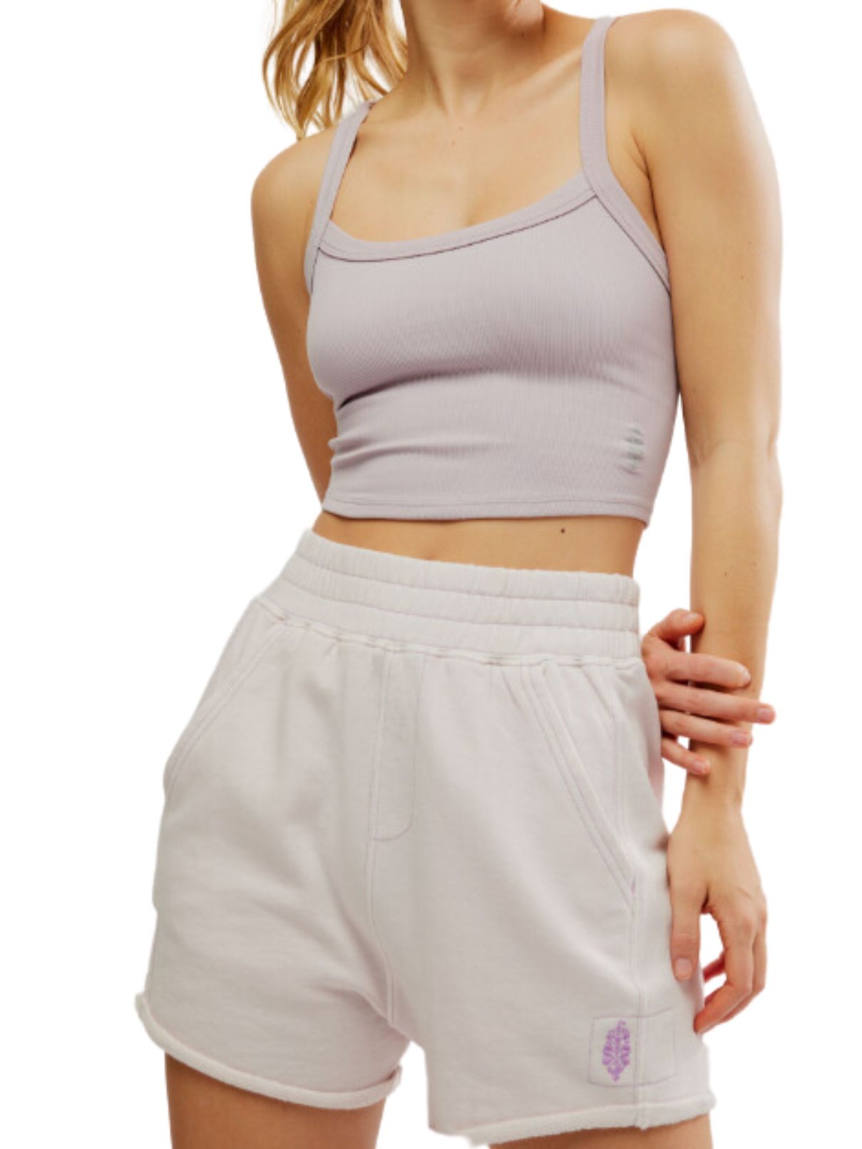 Free People All Star Short in Rose Wash