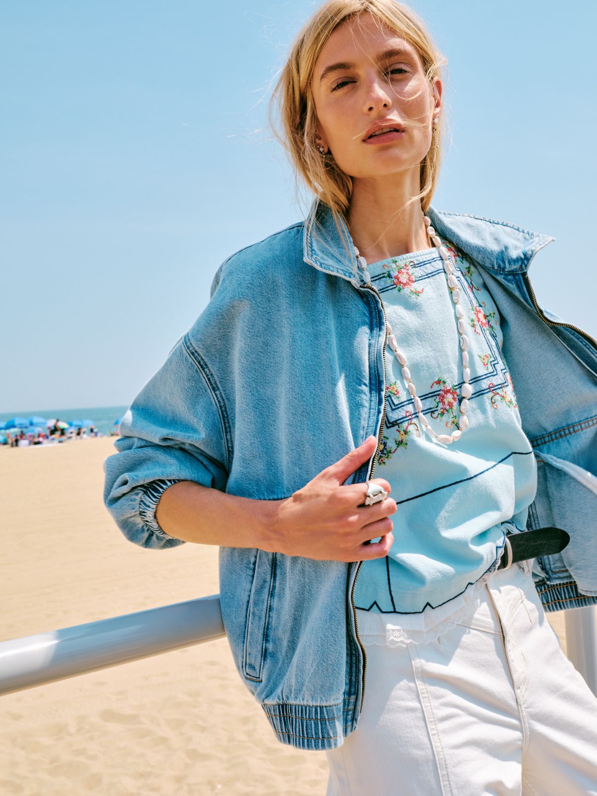 Free People Birdie Denim Jacket