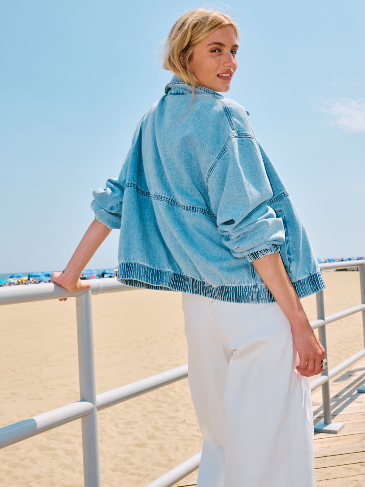 Free People Birdie Denim Jacket
